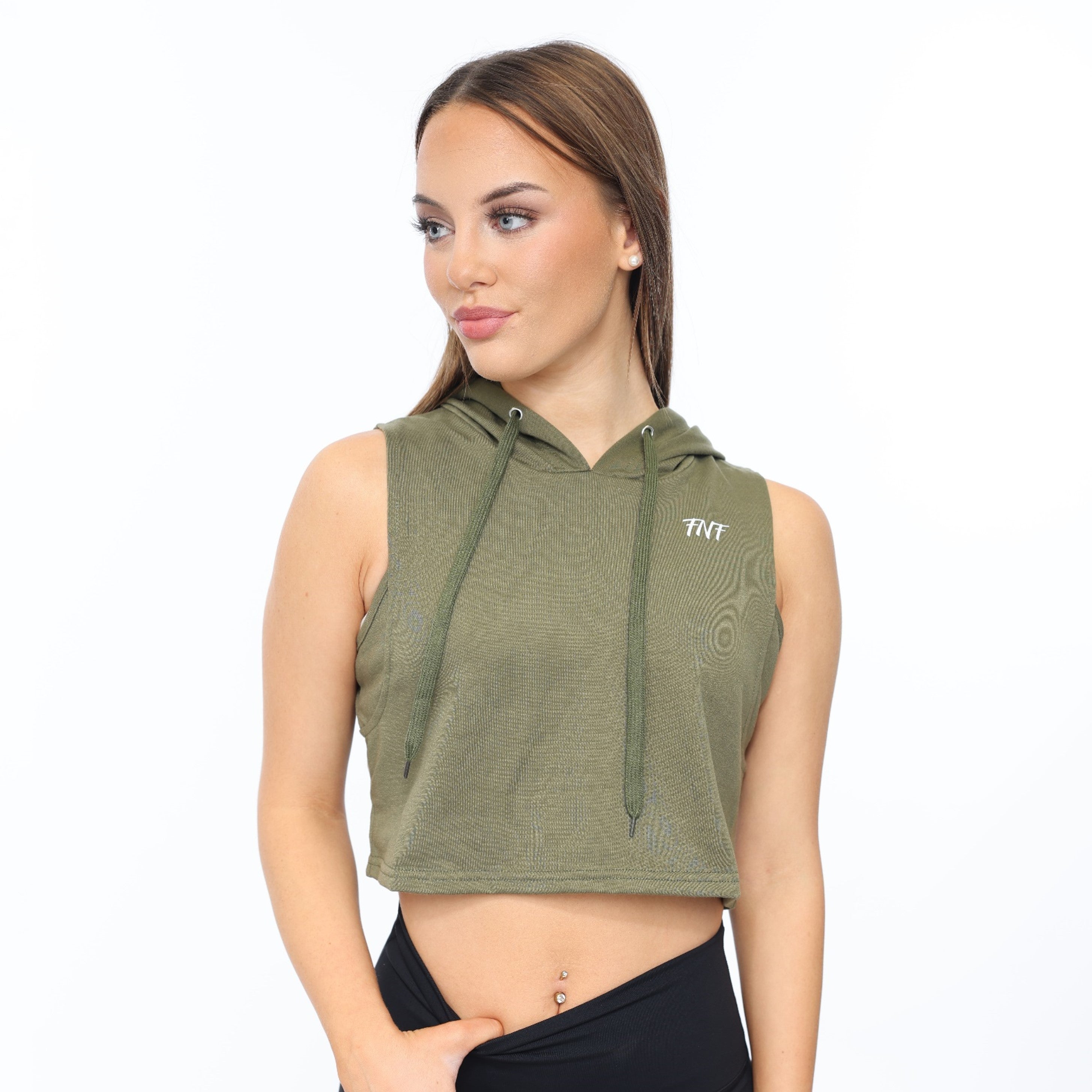 Muscle Crop Hoodie