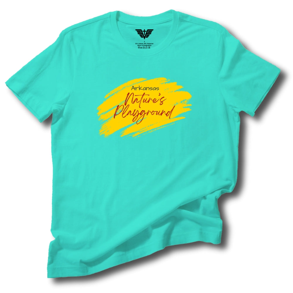 Arkansas: Nature's Playground Soft Cotton Tee