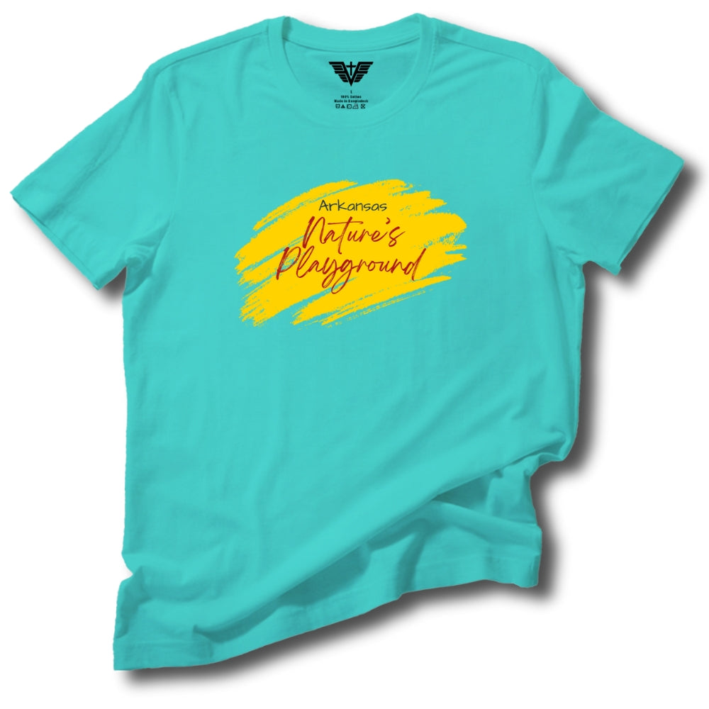 Arkansas: Nature's Playground Soft Cotton Tee