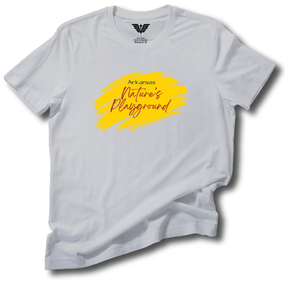 Arkansas: Nature's Playground Soft Cotton Tee