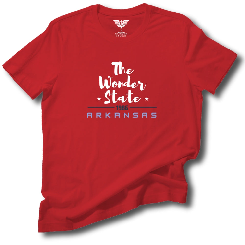 Arkansas: The Wonder State Soft Cotton Tee