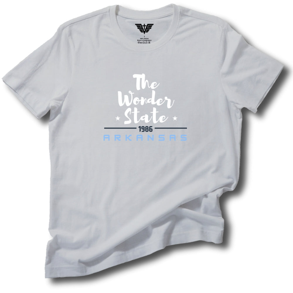 Arkansas: The Wonder State Soft Cotton Tee