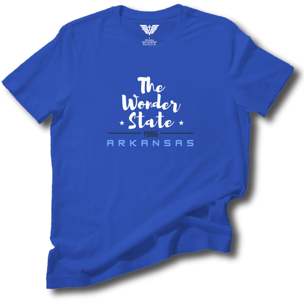 Arkansas: The Wonder State Soft Cotton Tee