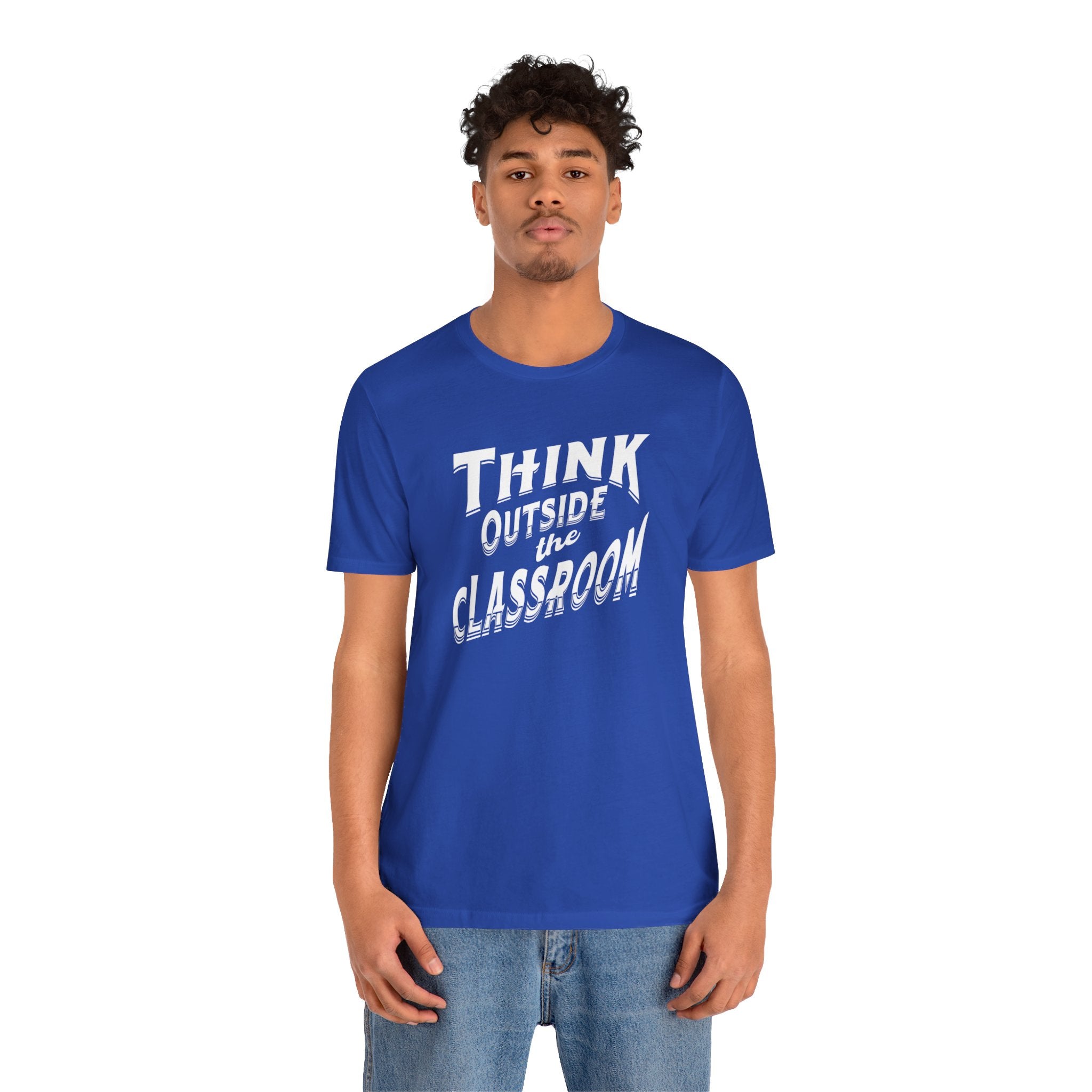 Think Outside The Classroom Soft Cotton Tee