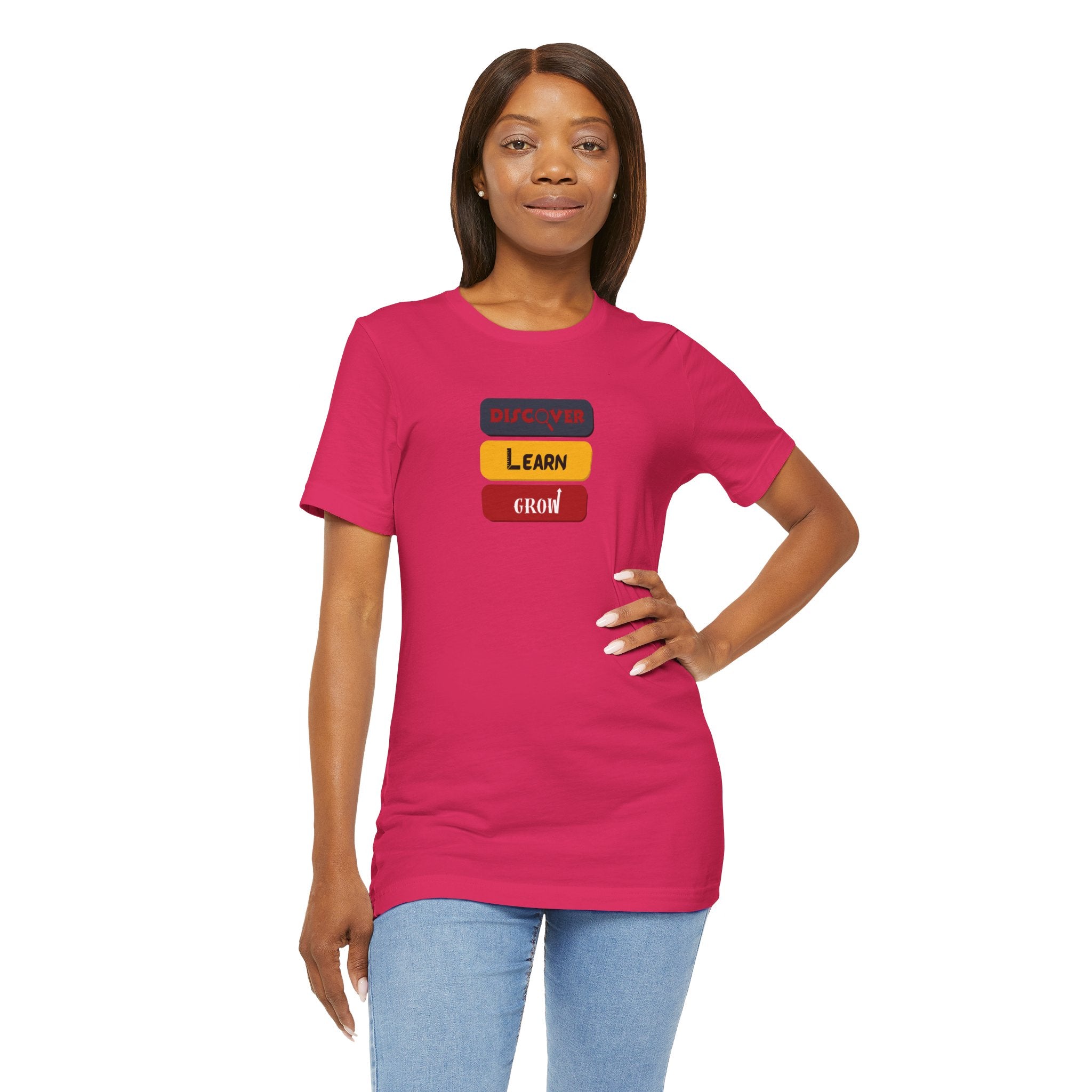 Discover Learn Grow Soft Cotton Tee