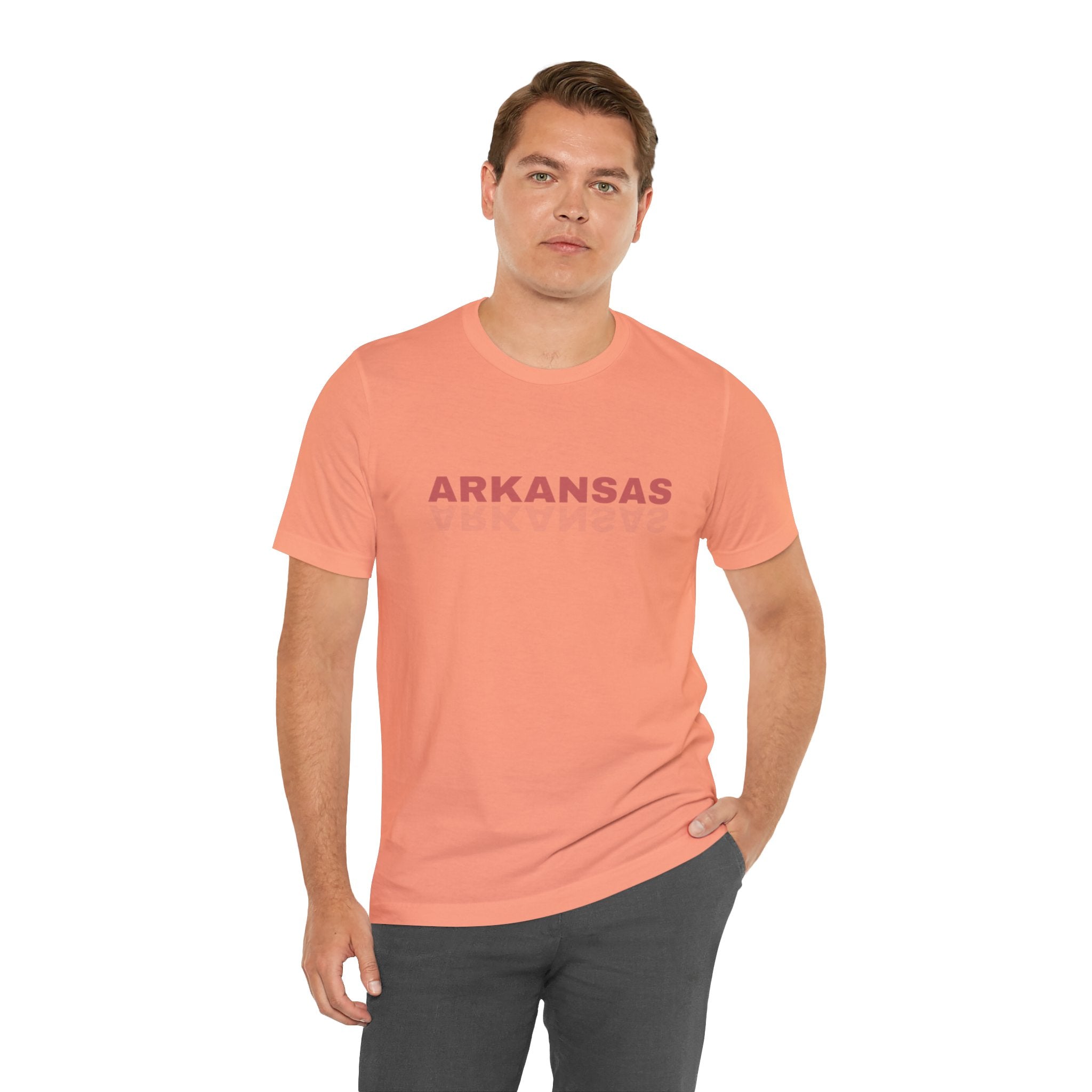 Arkansas Mirrored Soft Cotton Tee