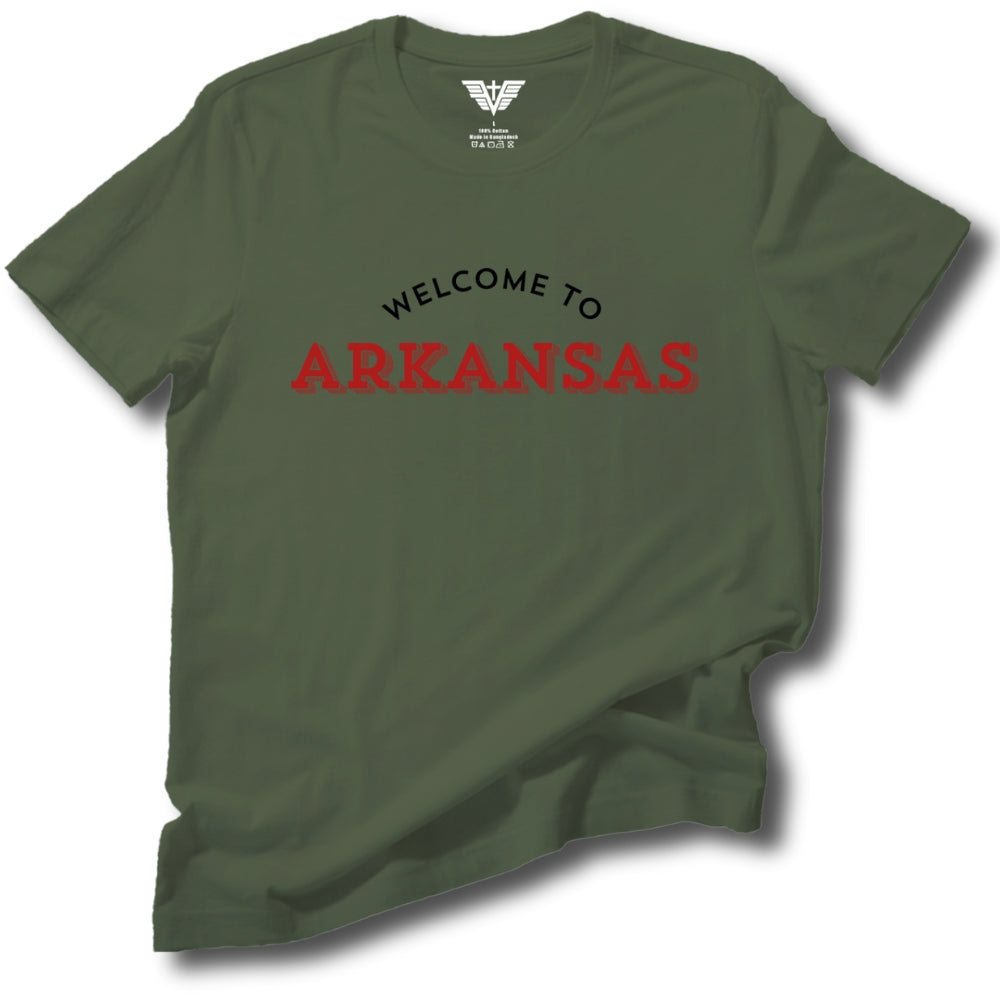 Welcome to Arkansas Soft Cotton Tee