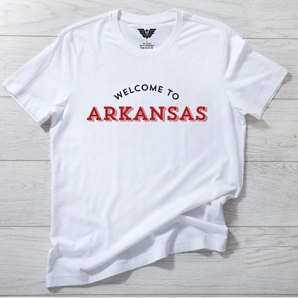 Welcome to Arkansas Soft Cotton Tee