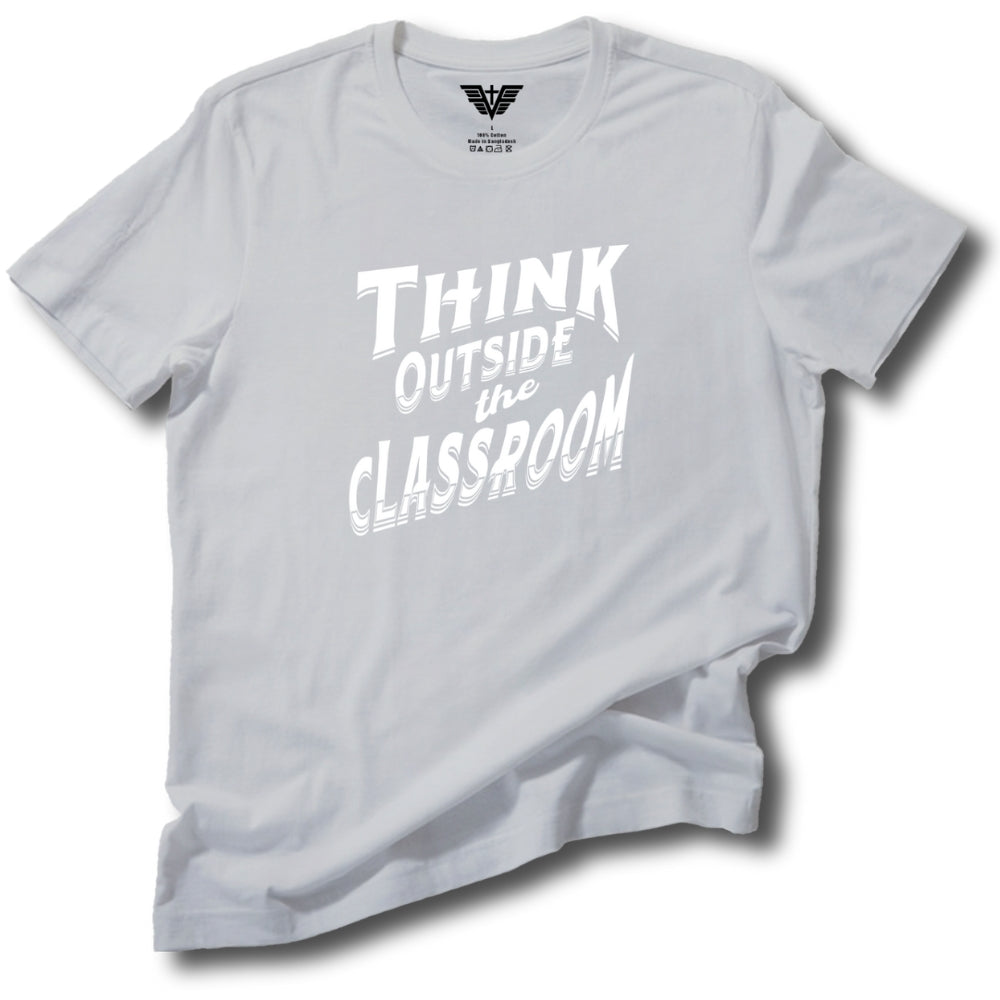 Think Outside The Classroom Soft Cotton Tee