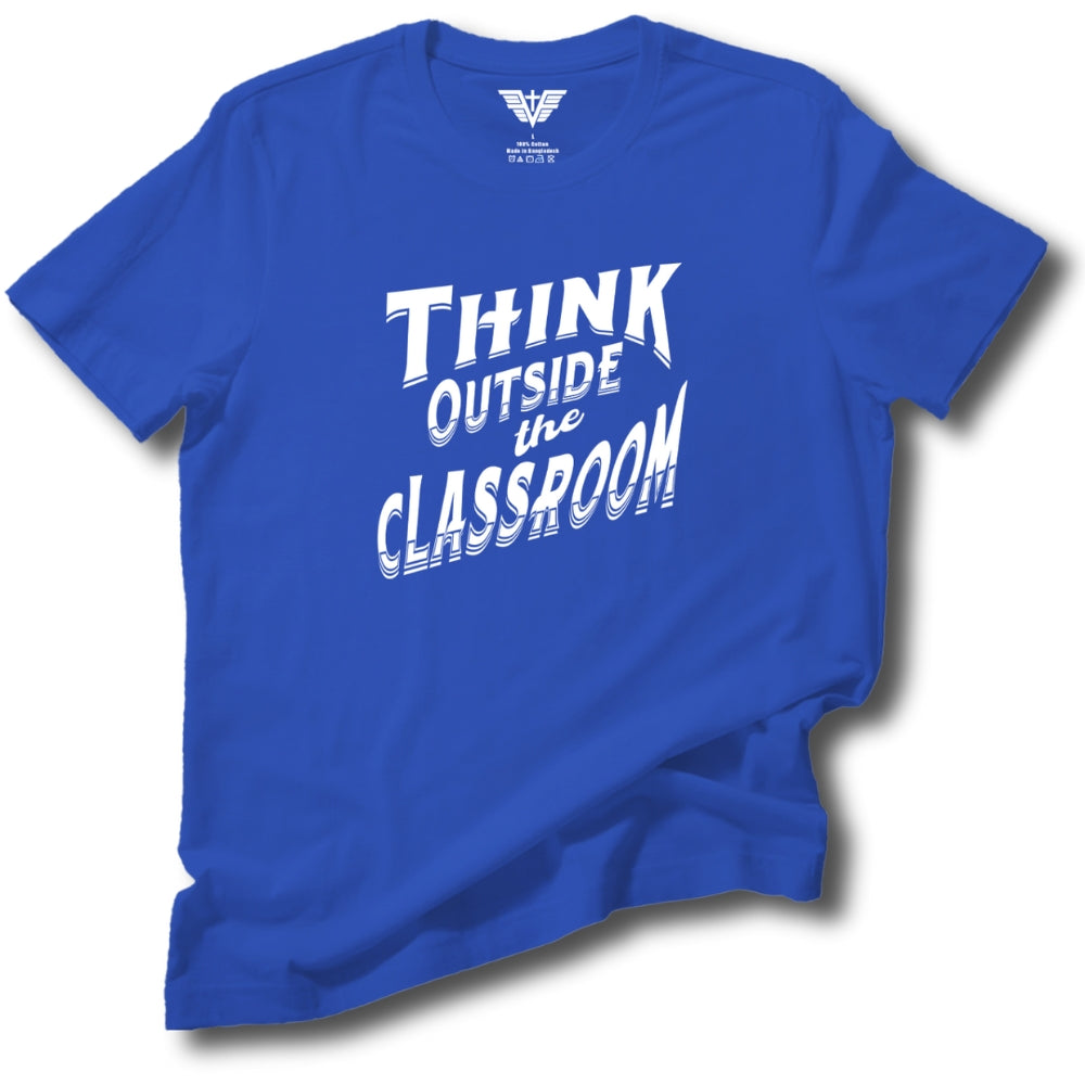 Think Outside The Classroom Soft Cotton Tee