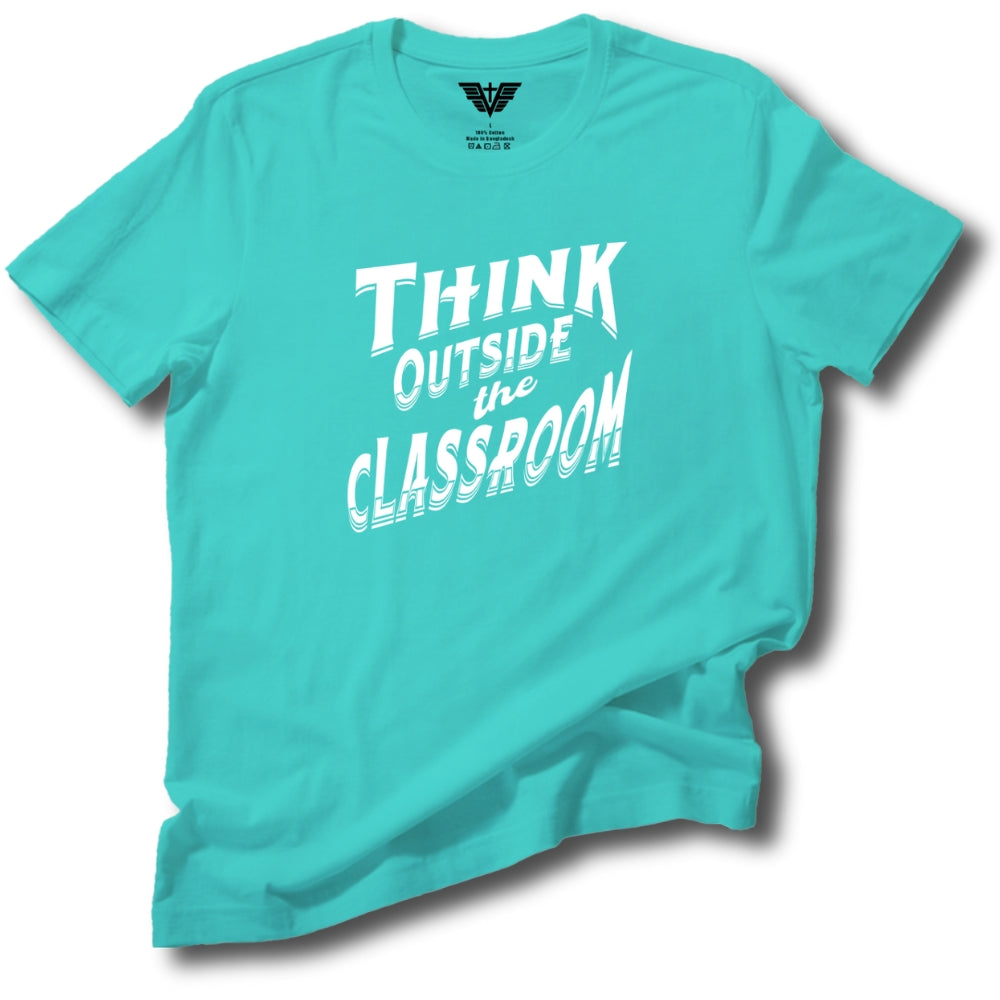 Think Outside The Classroom Soft Cotton Tee