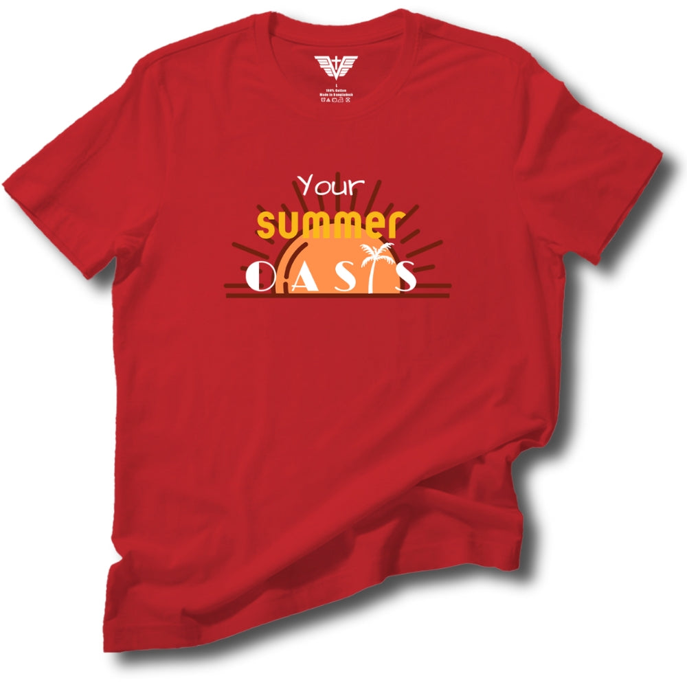 Your Summer Oasis Soft Cotton Tee