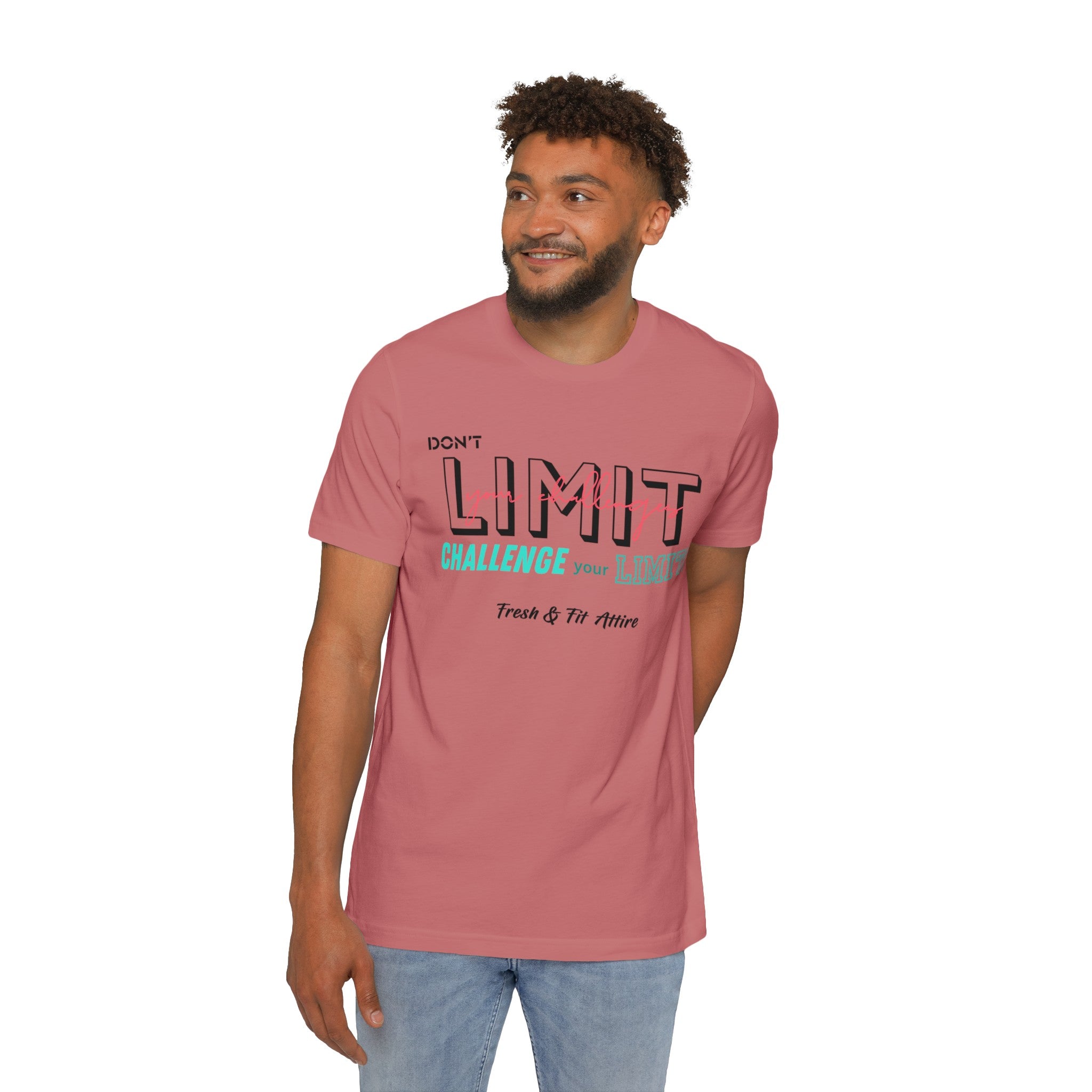 Don't Limit Your Challenges:Challenge Your Limit Soft Cotton Tee