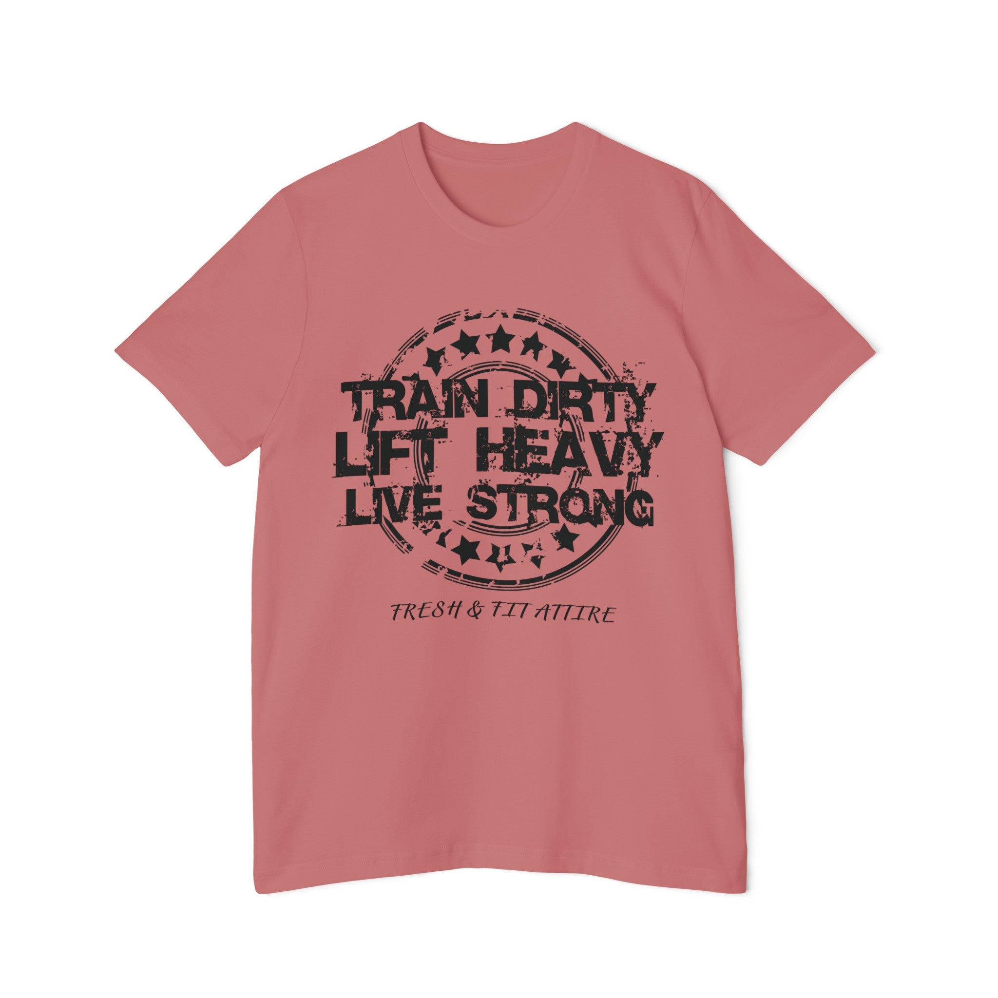 Train Hard Lift Heavy Live Strong Soft Cotton Tee