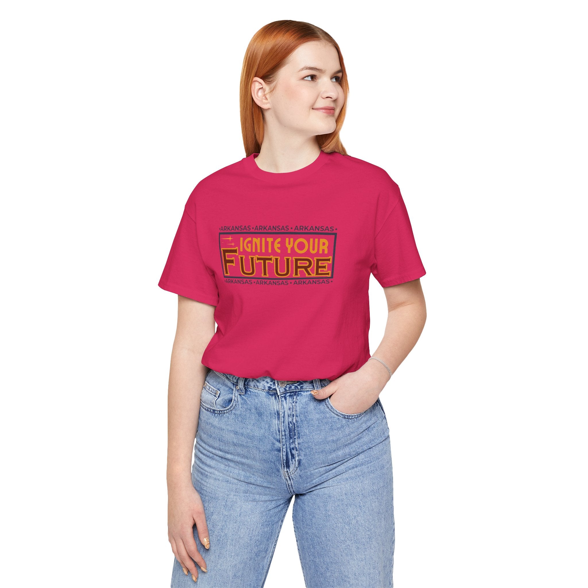 Arkansas: Ignite Your Future Soft Cotton Tee