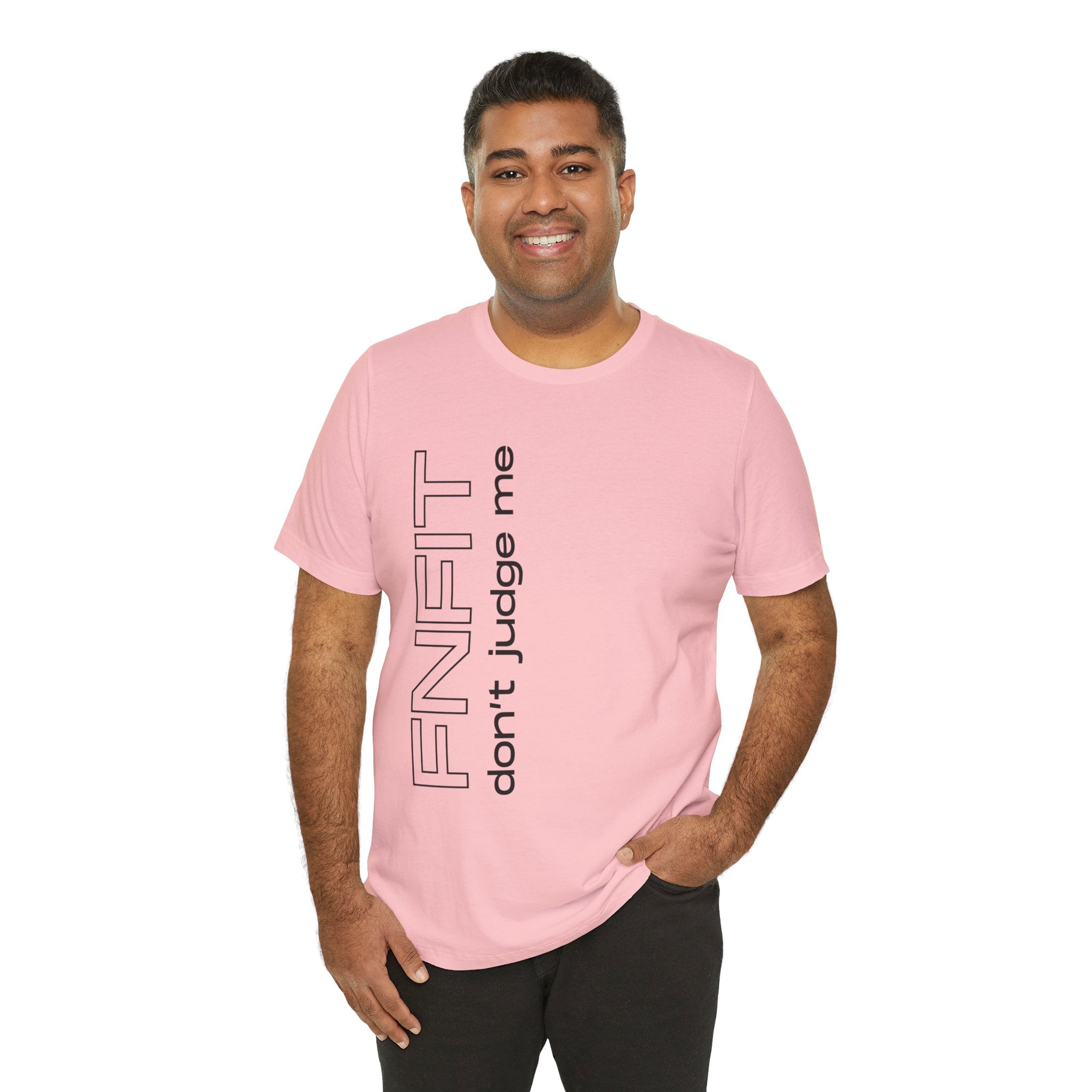 FNFIT Don't Judge Me Vertical Short Sleeve Tee