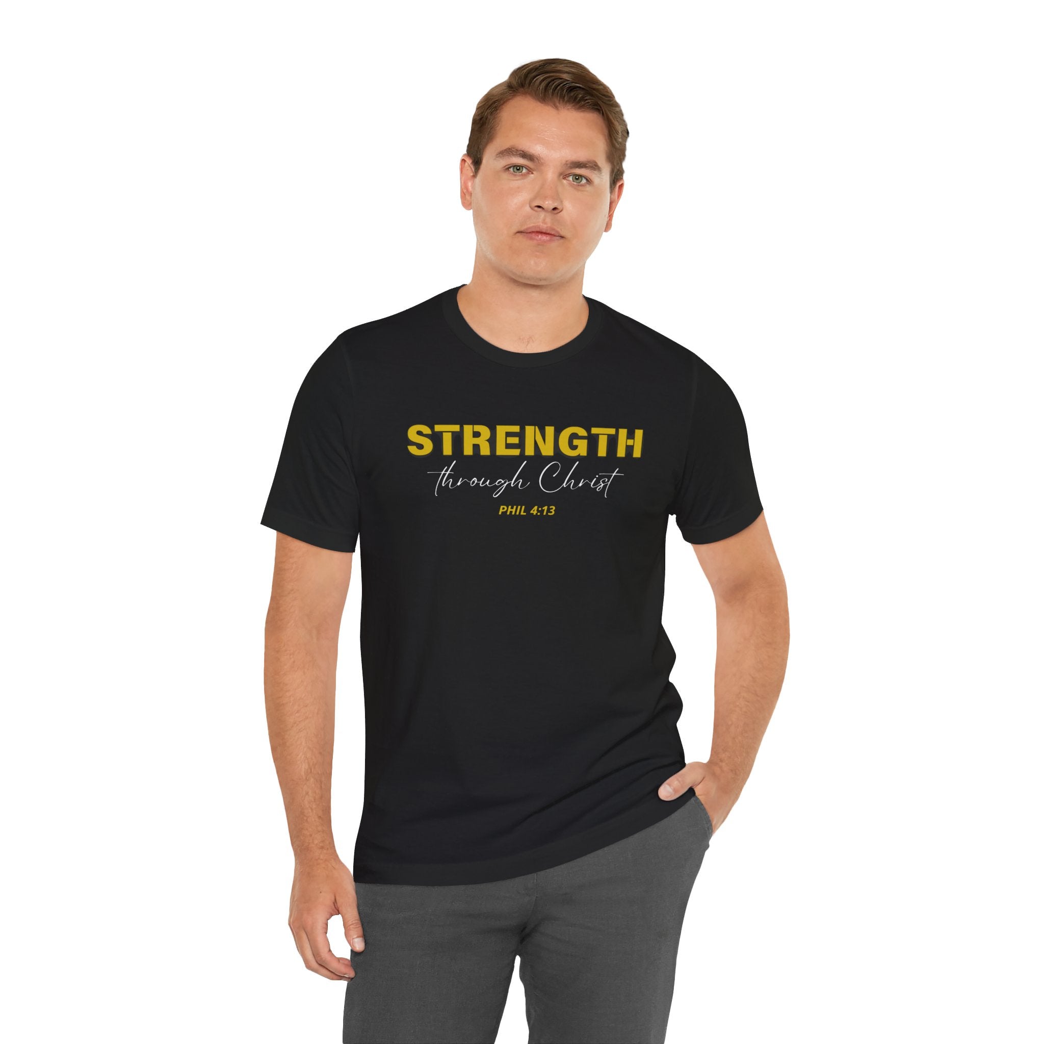 Strength Through Christ Short Sleeve Tee