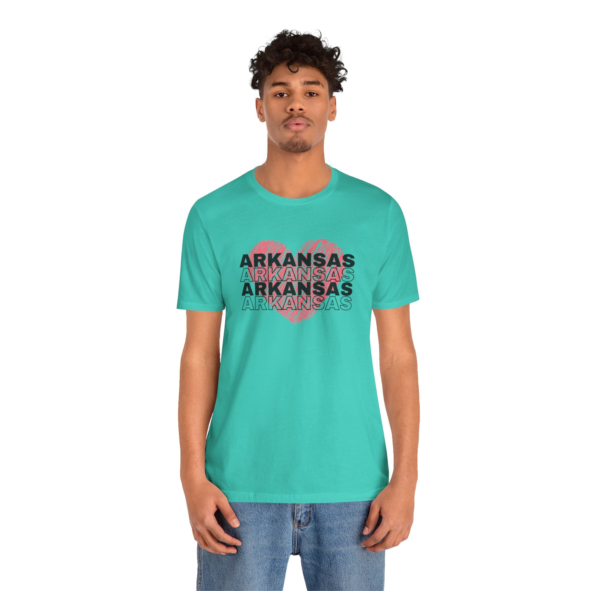 Arkansas (Word Series) Soft Cotton Tee