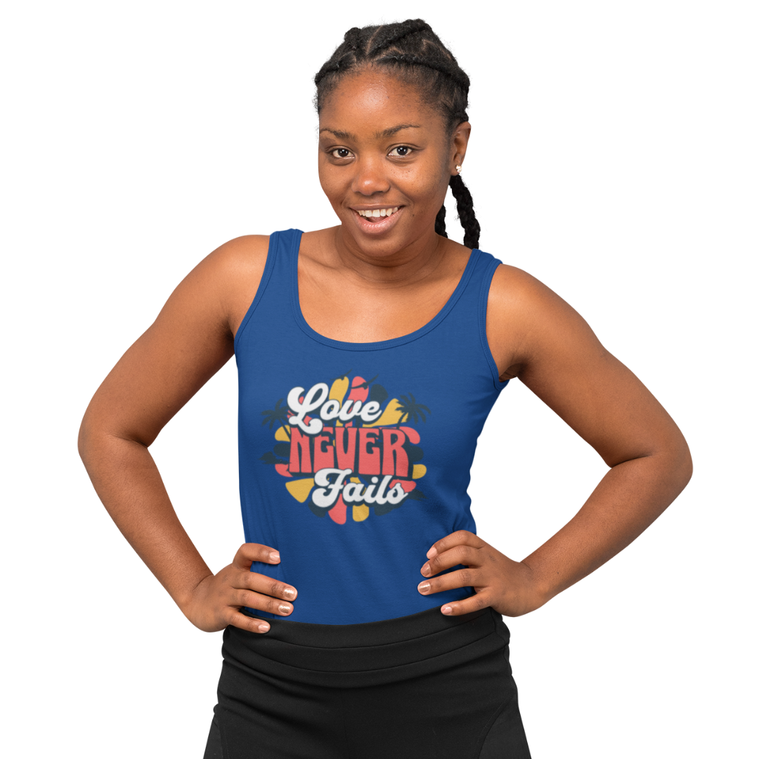 Love Never Fails Women's Tanktop