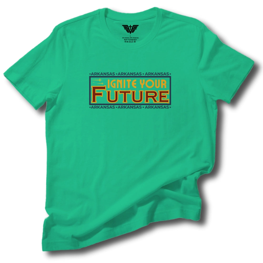 Arkansas: Ignite Your Future Soft Cotton Tee