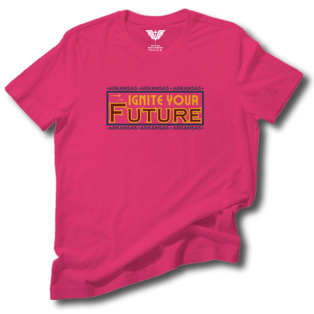 Arkansas: Ignite Your Future Soft Cotton Tee