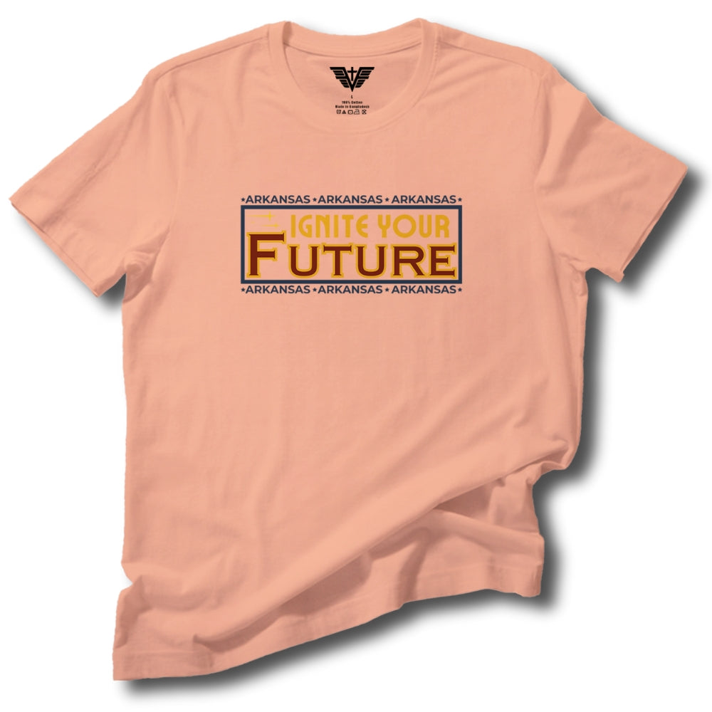 Arkansas: Ignite Your Future Soft Cotton Tee