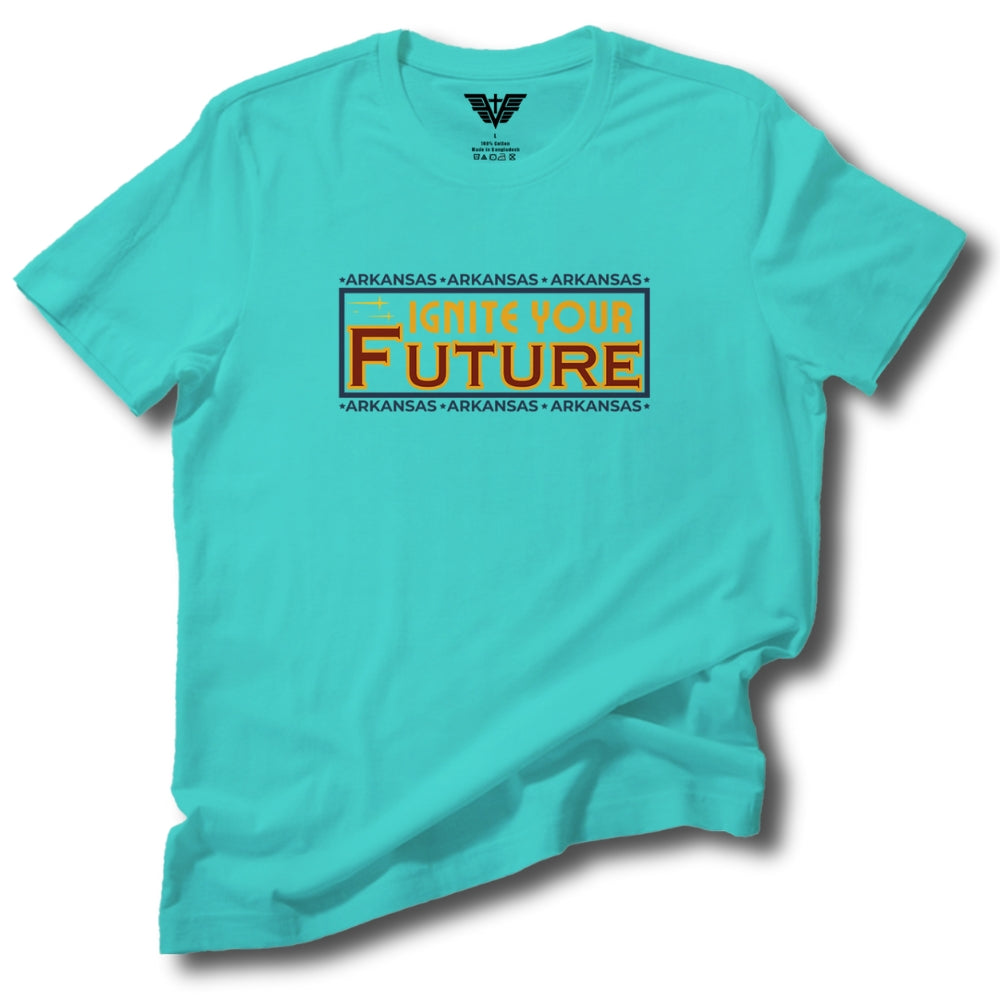 Arkansas: Ignite Your Future Soft Cotton Tee