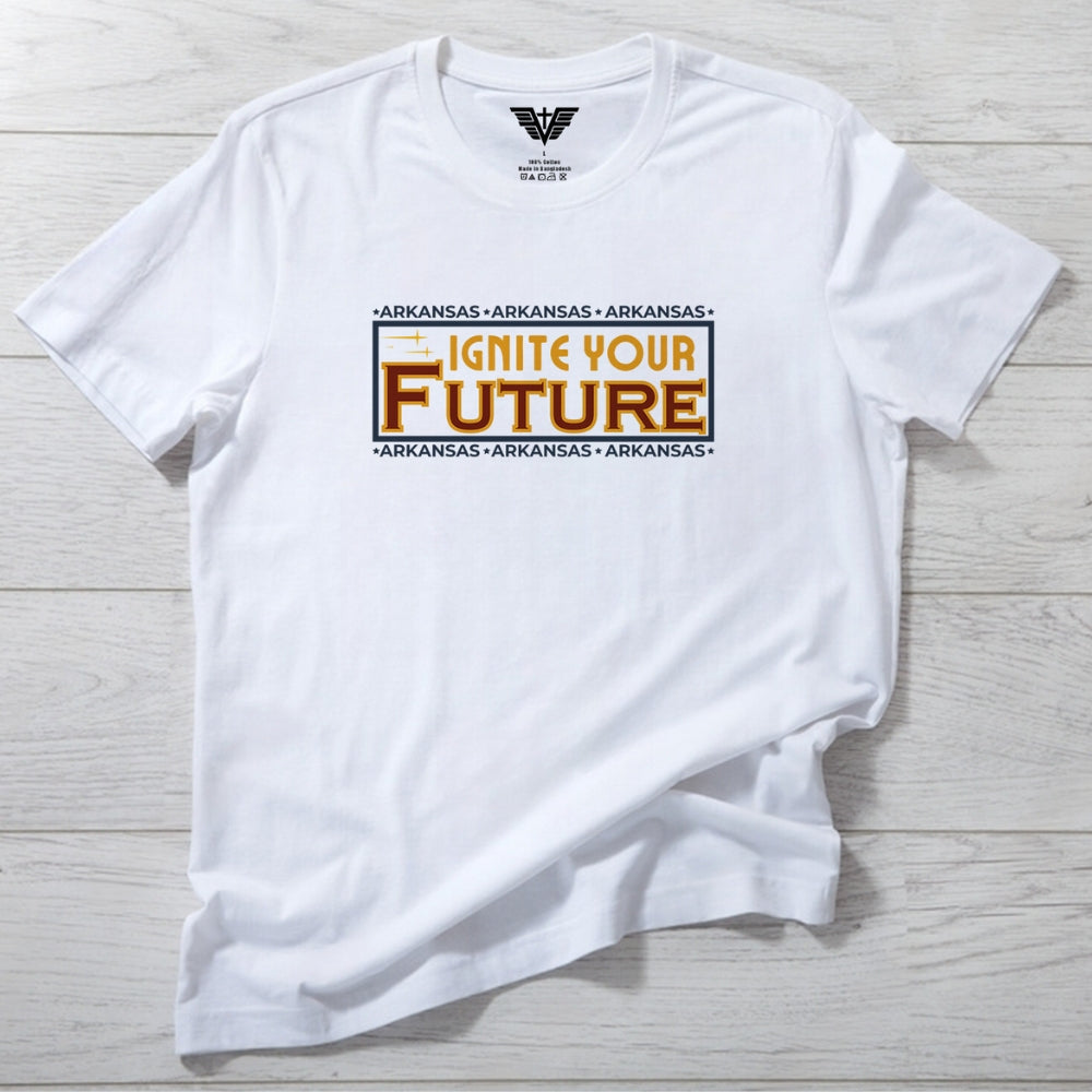 Arkansas: Ignite Your Future Soft Cotton Tee