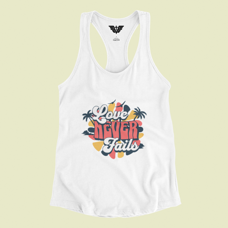 Love Never Fails Women's Tanktop