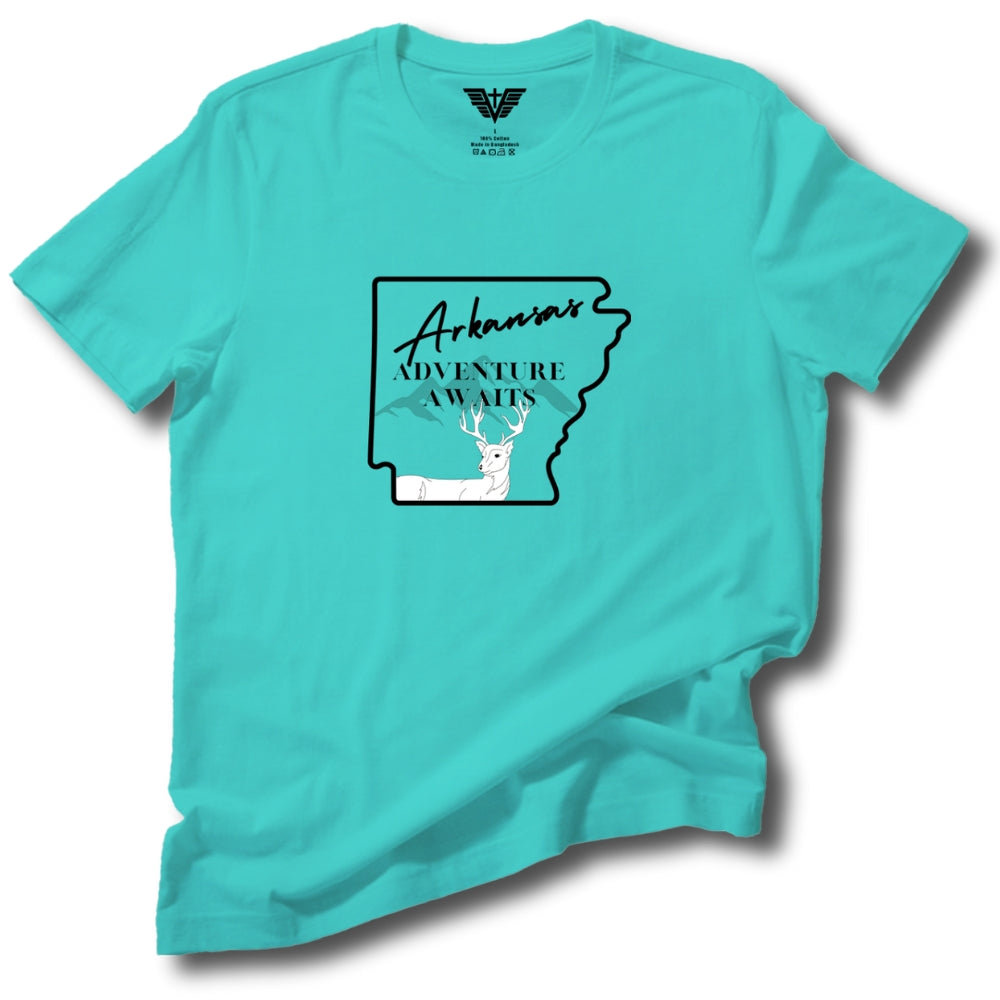 Arkansas: Adventure Awaits Soft Cotton Tee