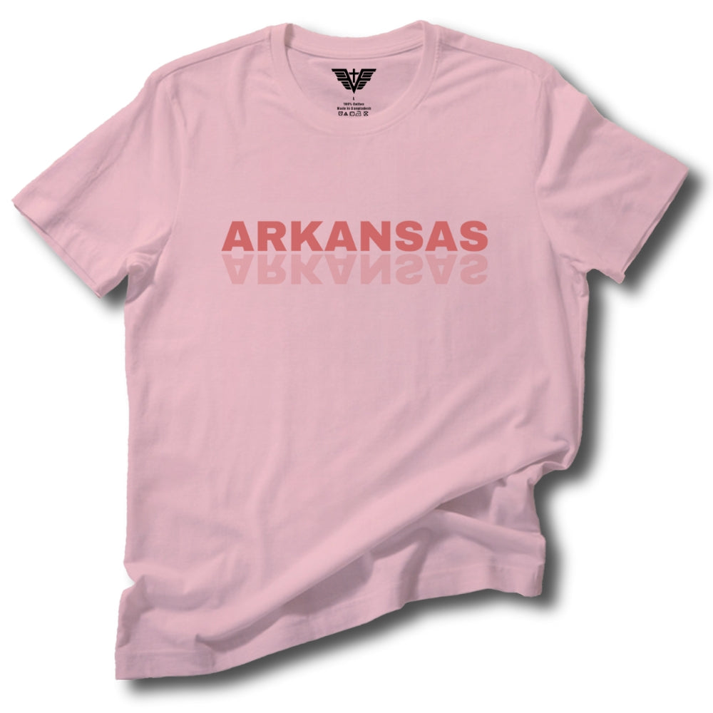 Arkansas Mirrored Soft Cotton Tee