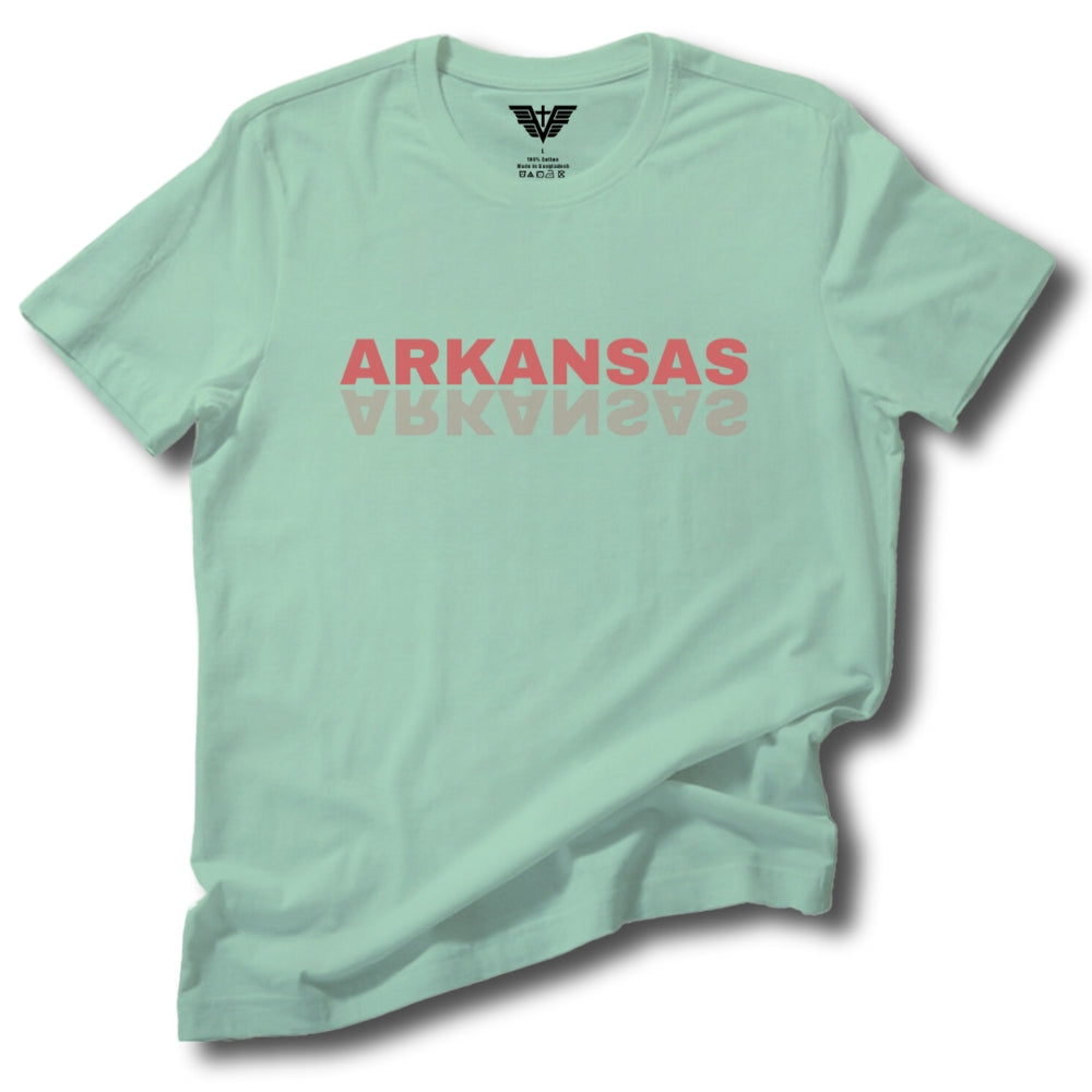 Arkansas Mirrored Soft Cotton Tee