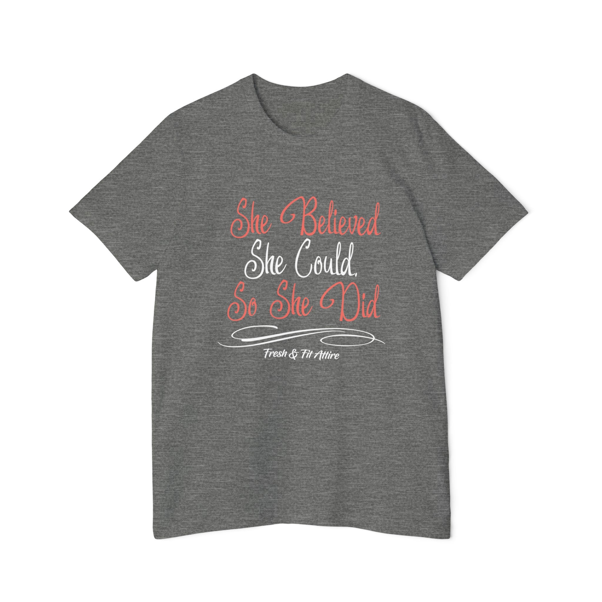 She Believed She Could So She Did Soft Cotton Tee