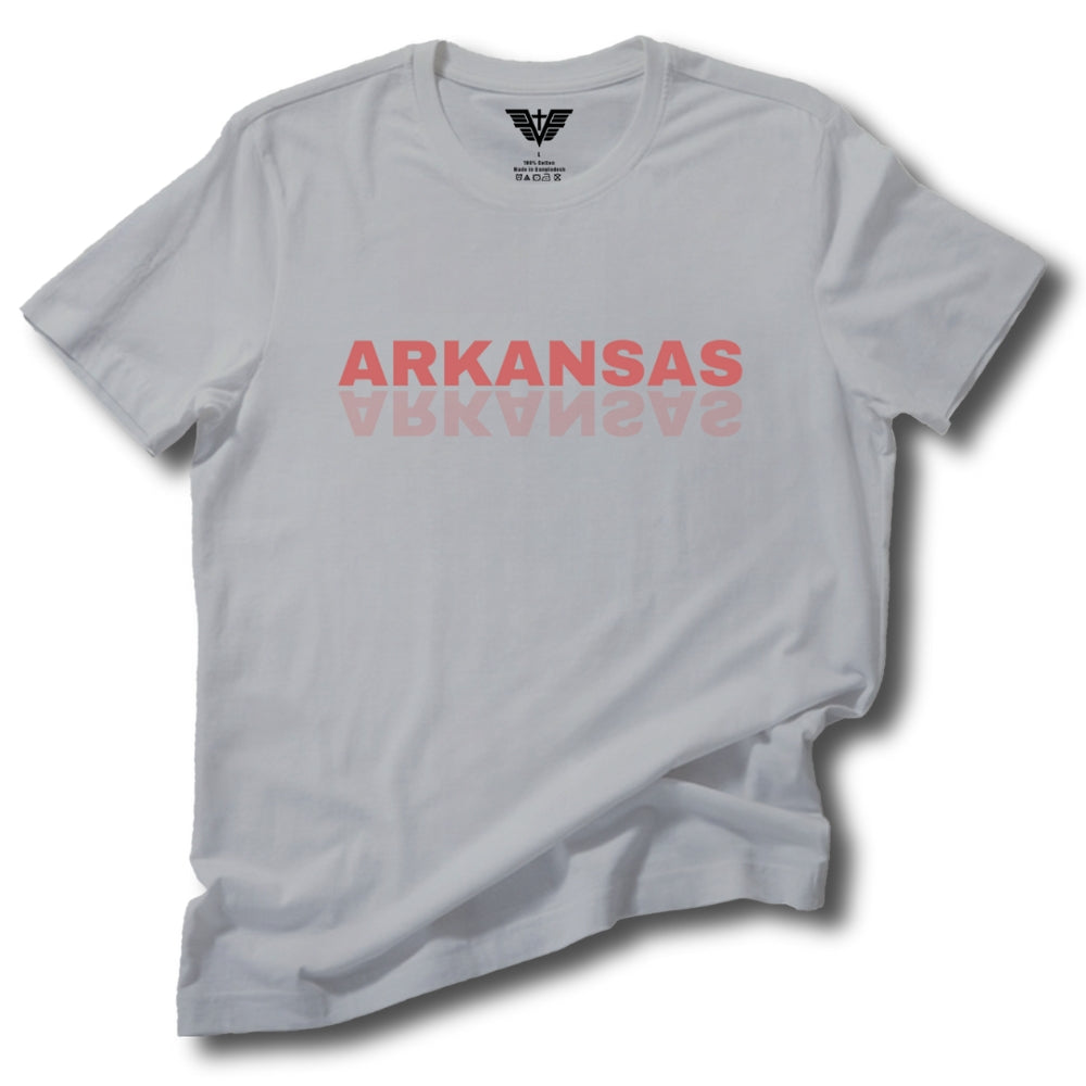 Arkansas Mirrored Soft Cotton Tee