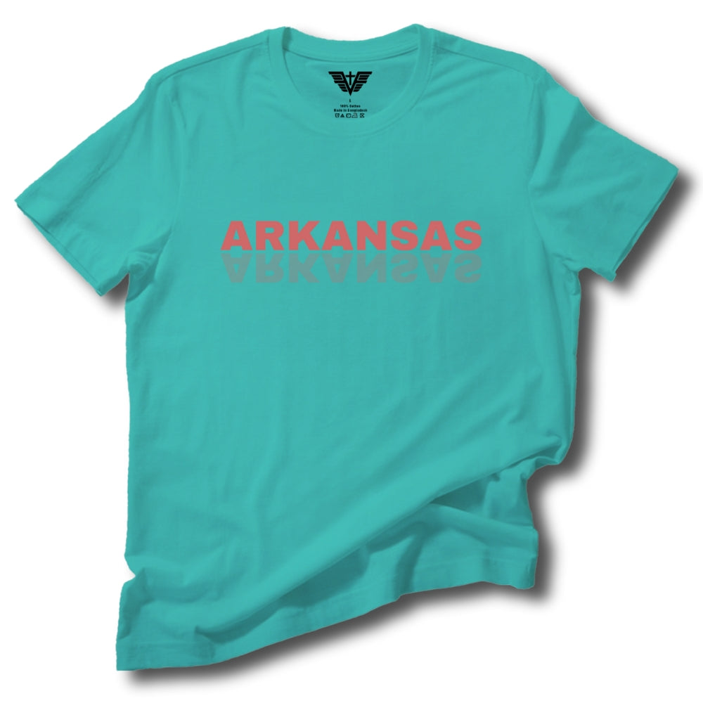 Arkansas Mirrored Soft Cotton Tee