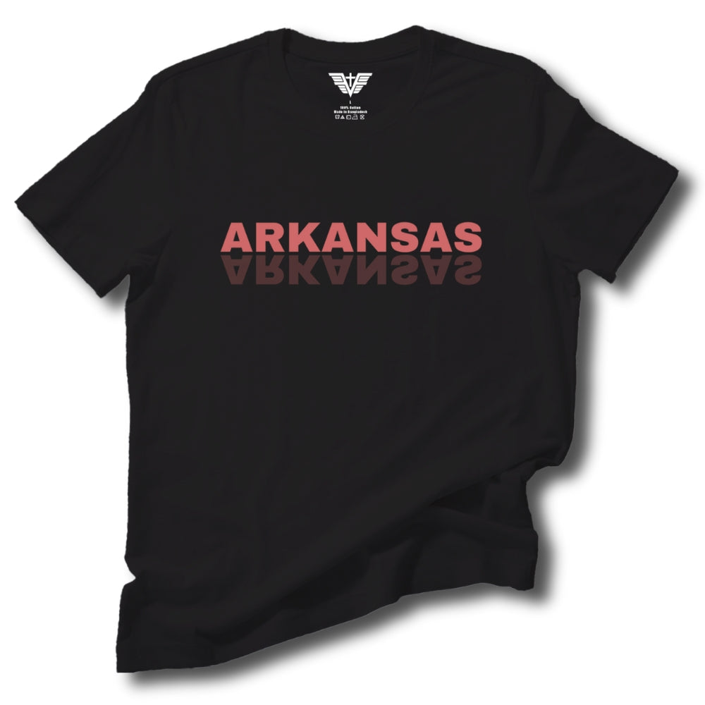 Arkansas Mirrored Soft Cotton Tee