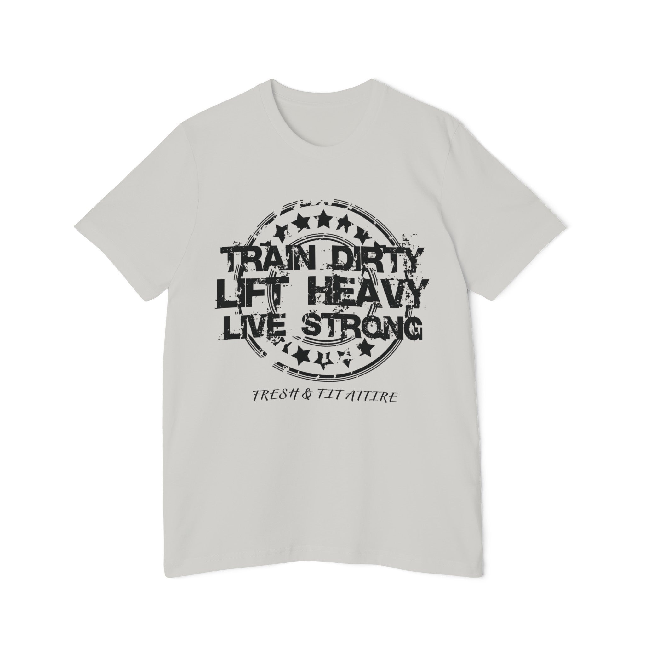 Train Hard Lift Heavy Live Strong Soft Cotton Tee