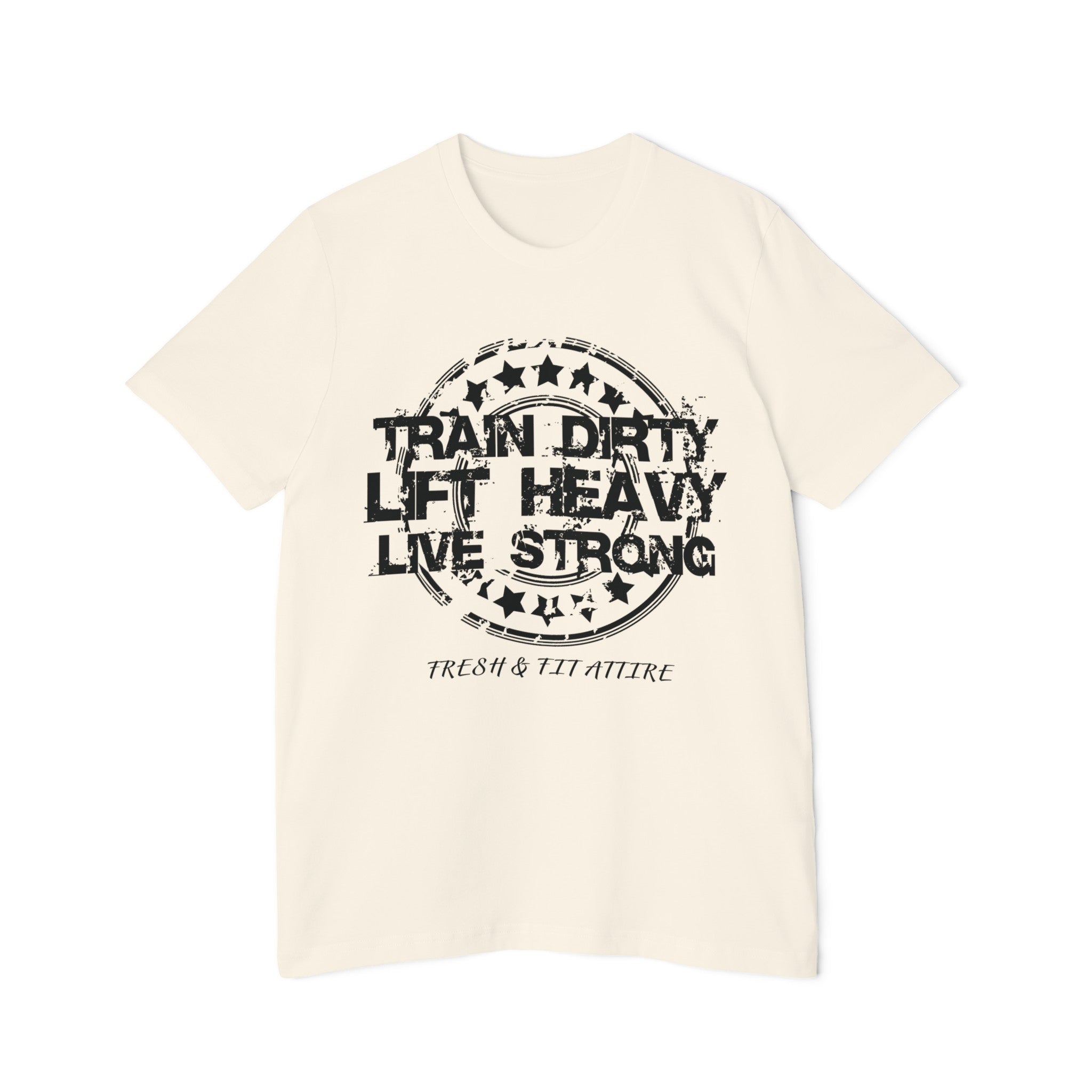 Train Hard Lift Heavy Live Strong Soft Cotton Tee