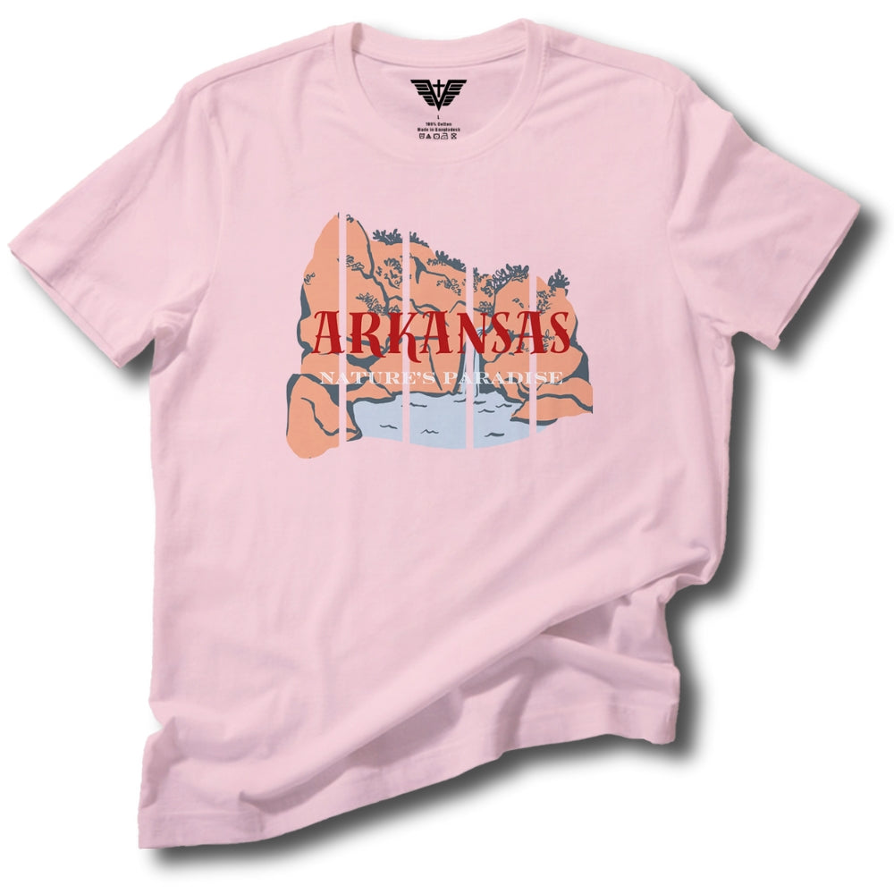 Arkansas: Nature's Paradise Soft Cotton Tee