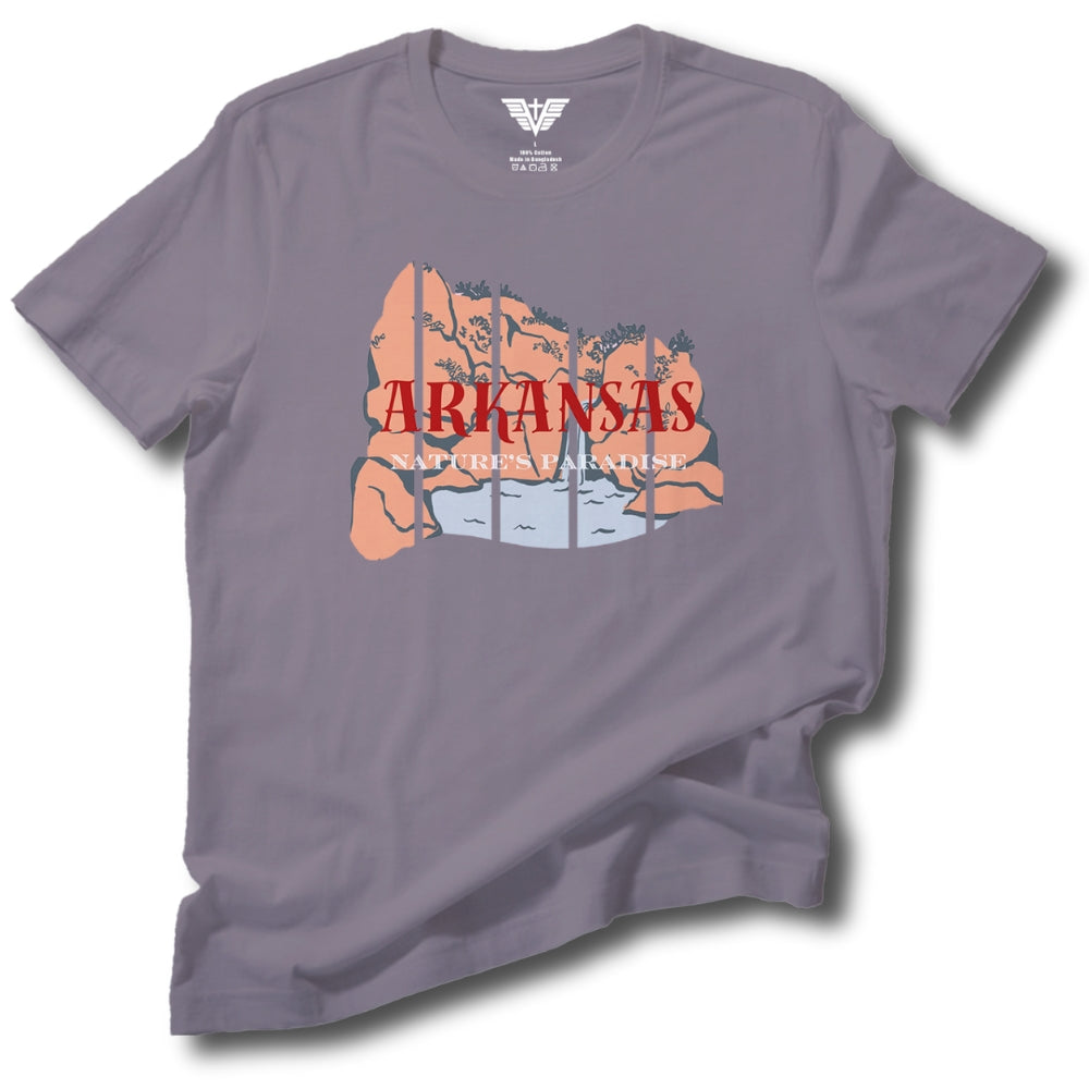 Arkansas: Nature's Paradise Soft Cotton Tee