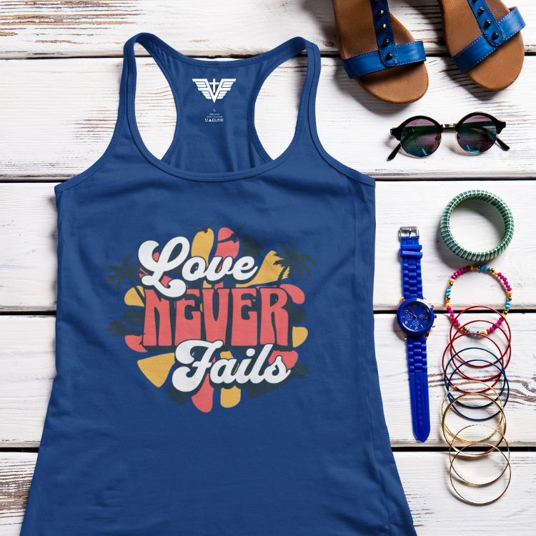 Love Never Fails Women's Tanktop