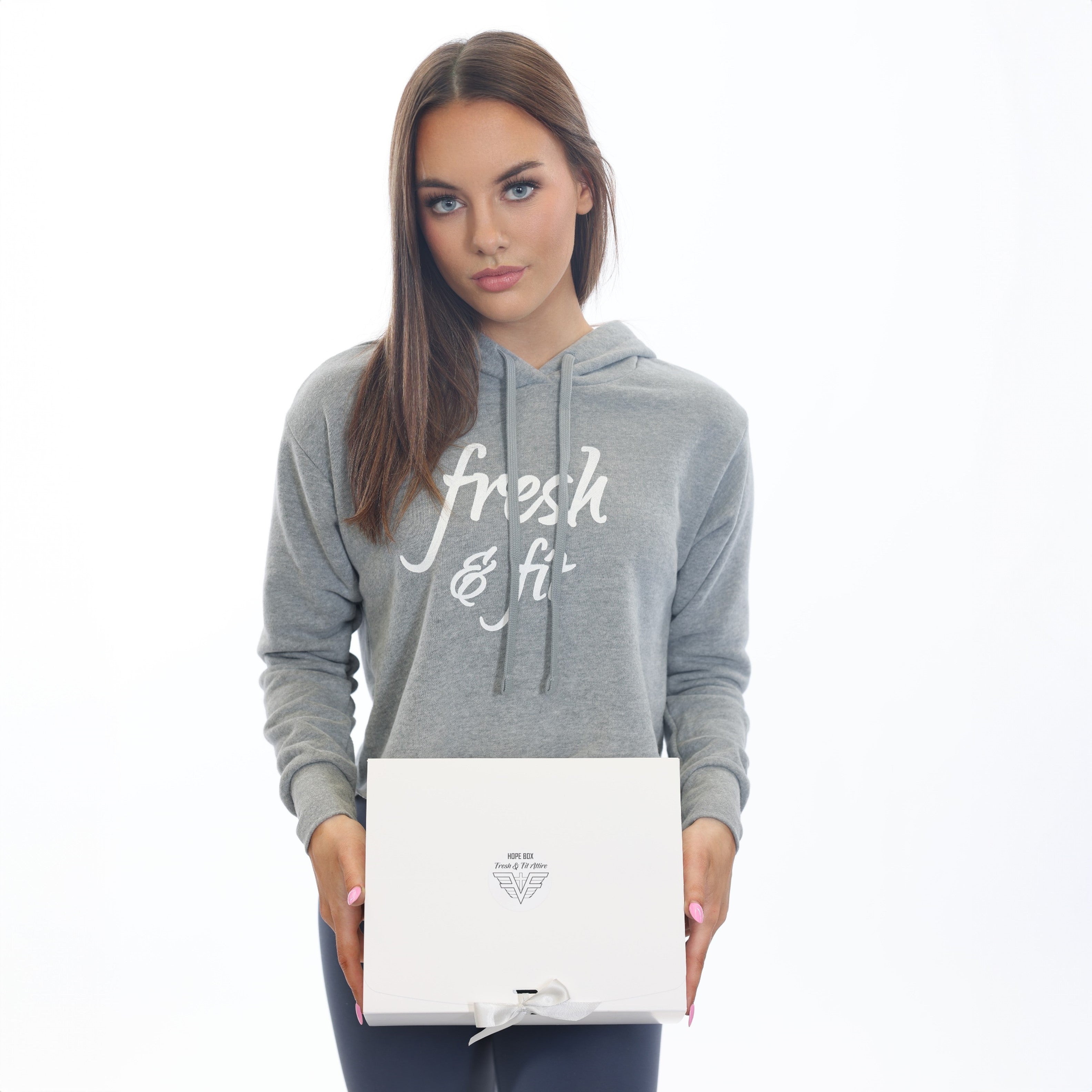 Fresh & Fit Crop Hoodie