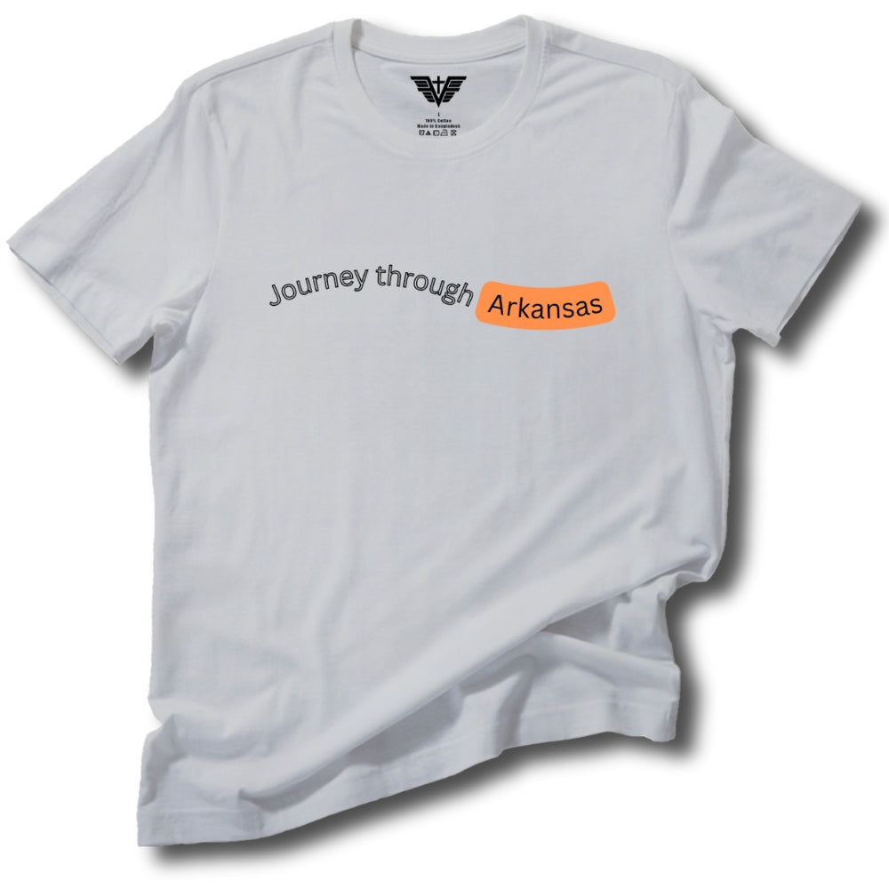 Journey Through Arkansas Soft Cotton Tee