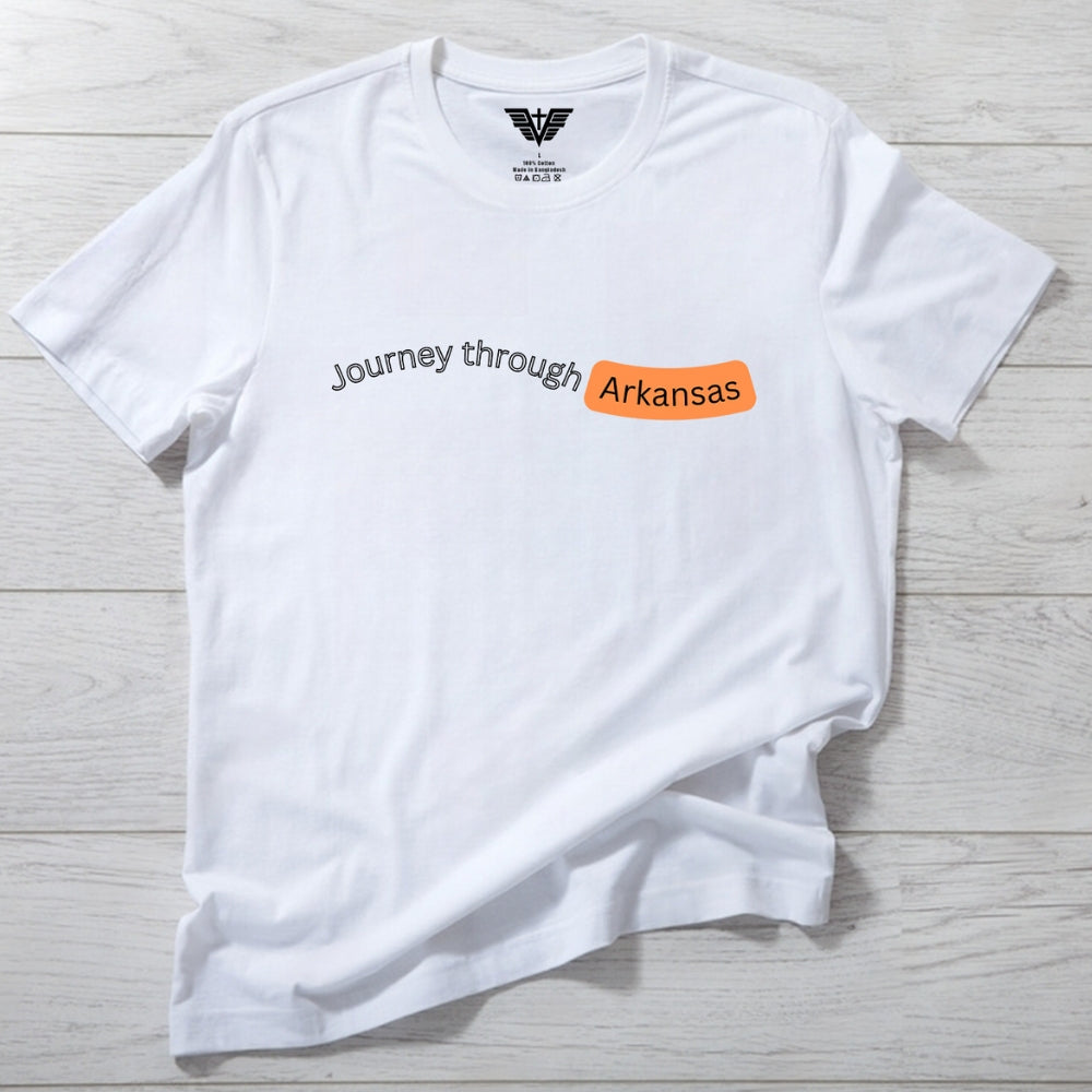 Journey Through Arkansas Soft Cotton Tee