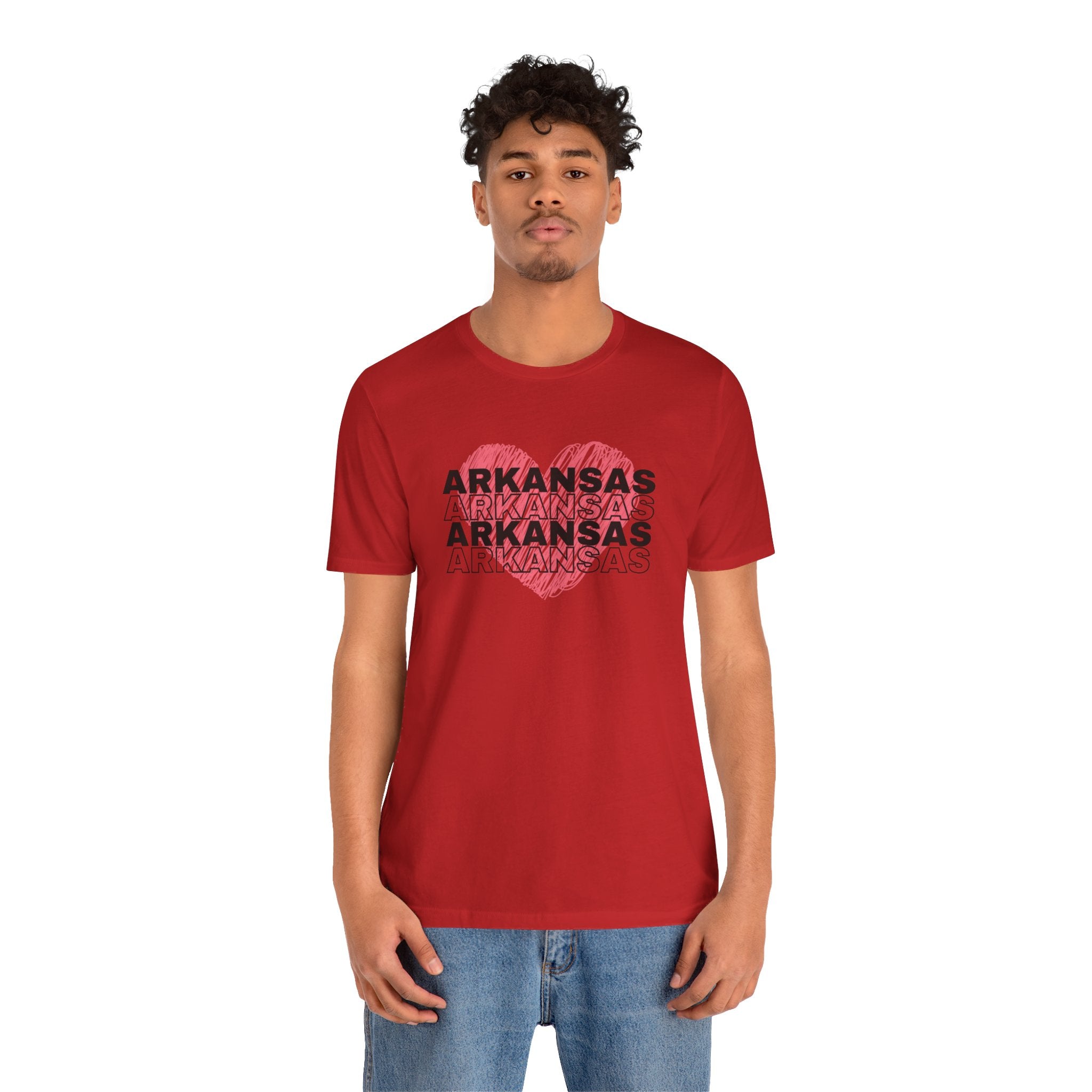 Arkansas (Word Series) Soft Cotton Tee