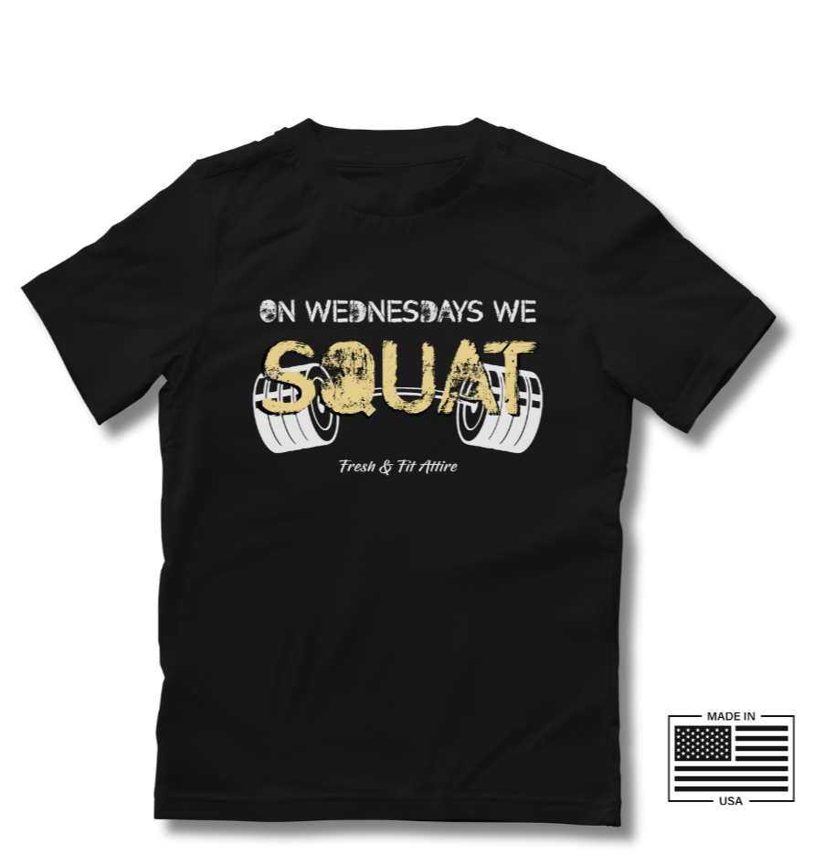 On Wednesday We SQUAT - Soft Cotton Tee