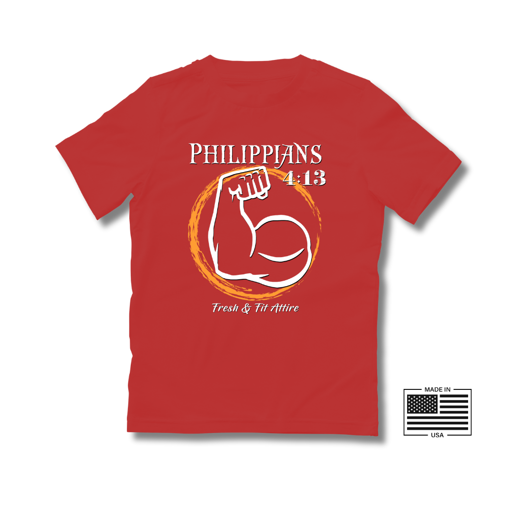 Philippians 4:13 Soft Cotton Tee