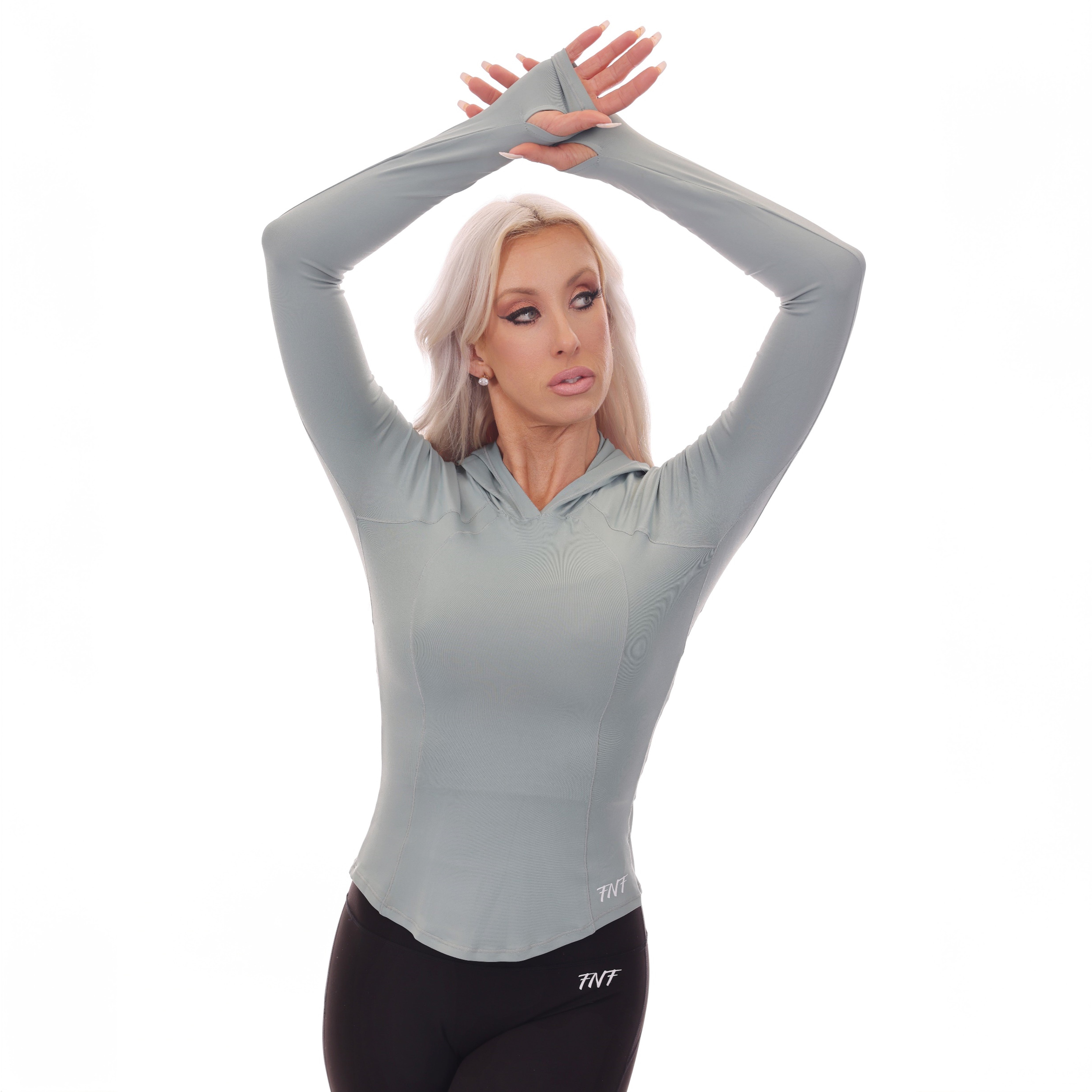 ActiveAura Hooded Fitness Top