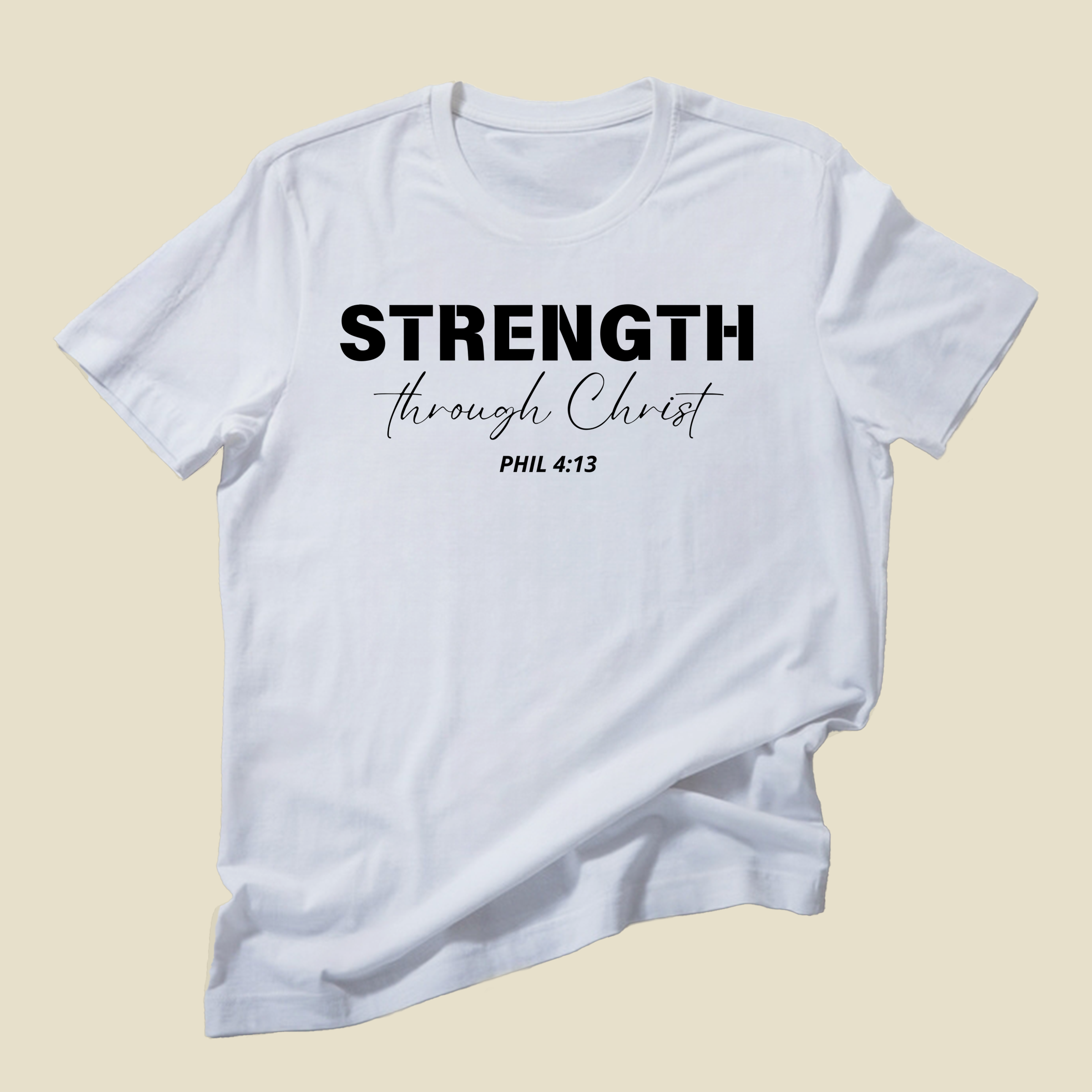 Strength Through Christ Short Sleeve Tee