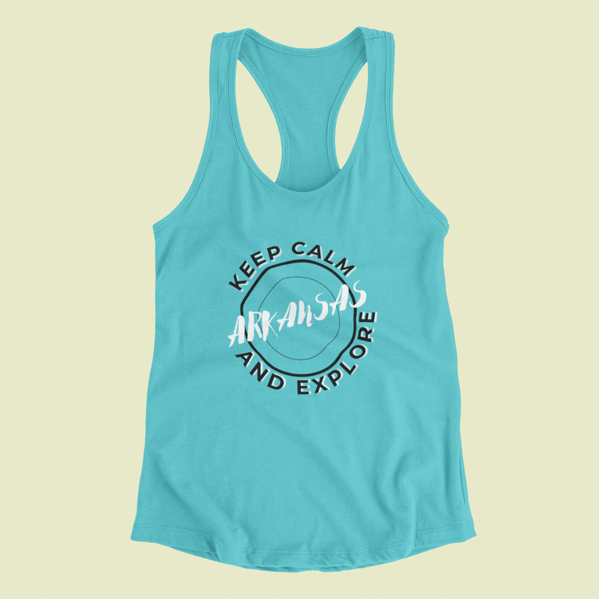 Keep Calm and Explore Arkansas Tank Top